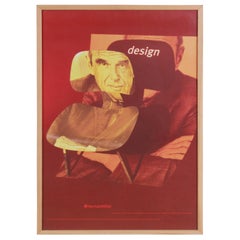 Vintage Rare Charles Eames Herman Miller "Design of the Century" Advertising Poster
