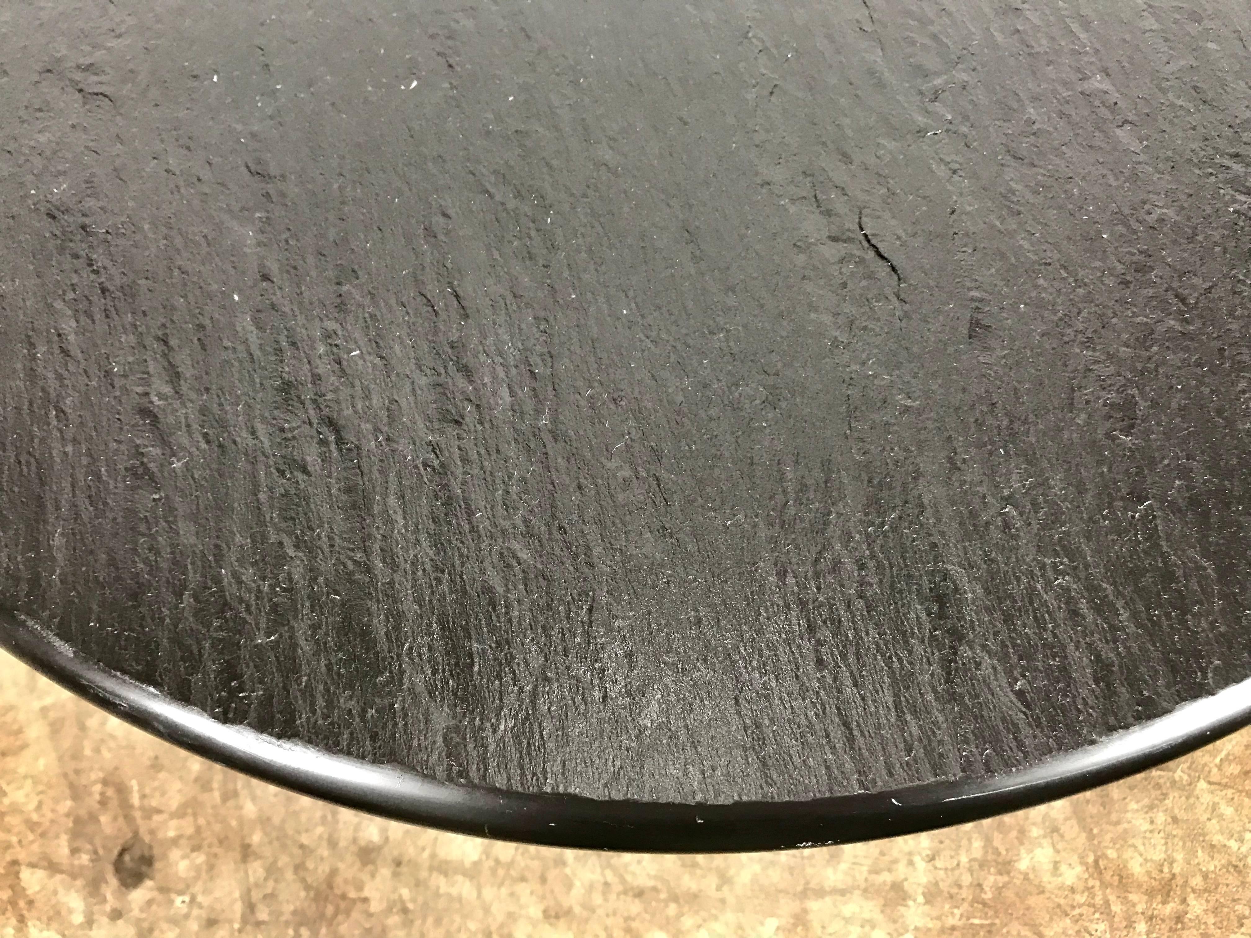Rare Charles Eames La Fonda Table with Slate Top for Herman Miller In Good Condition In Buffalo, NY