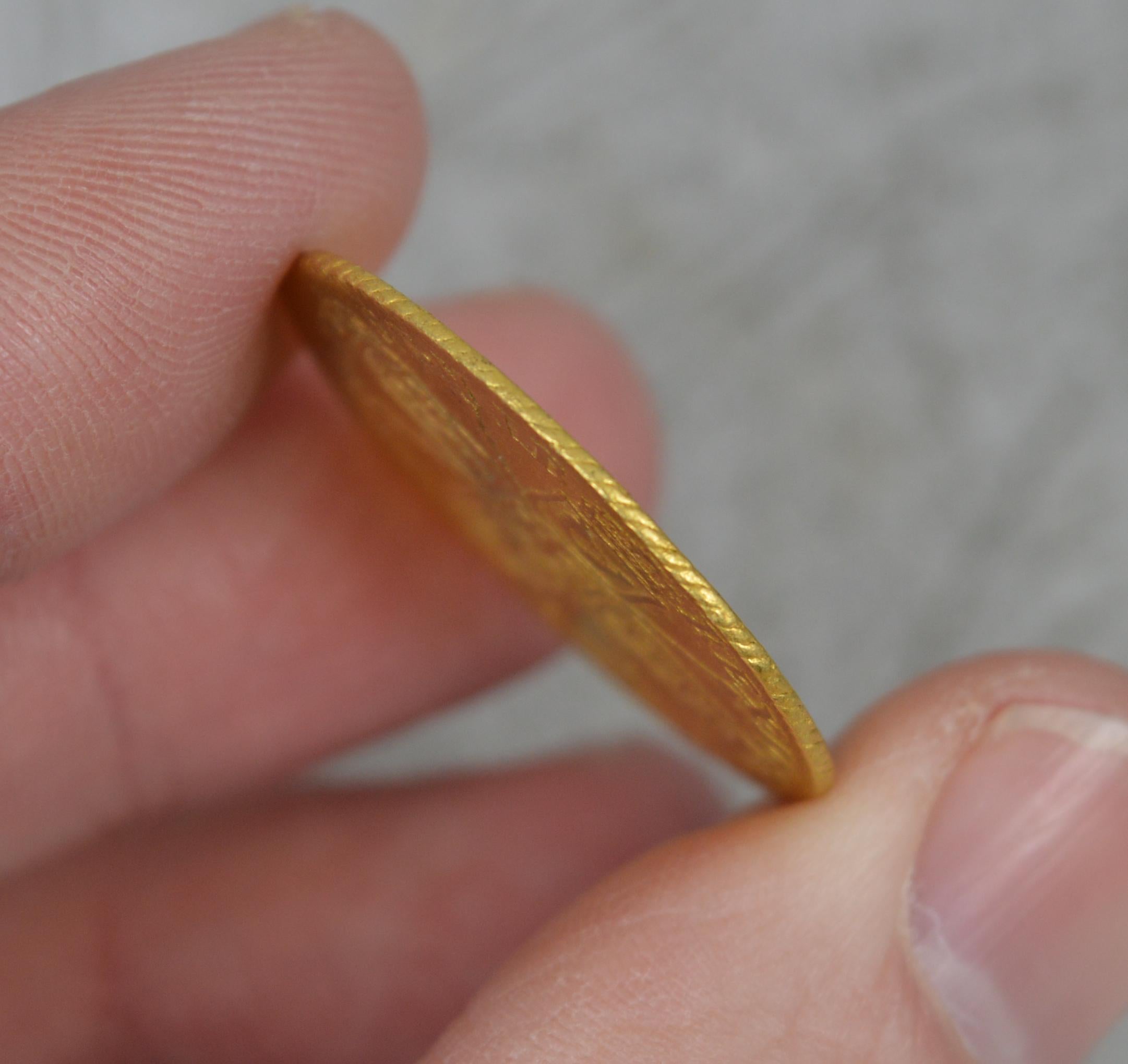 Seltene Charles II. 22 Karat Goldmünze in Vollguinea, 1679 im Angebot 1