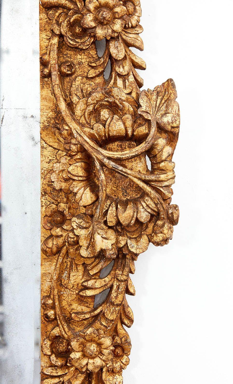 Raro specchio in legno dorato Charles II in vendita 1