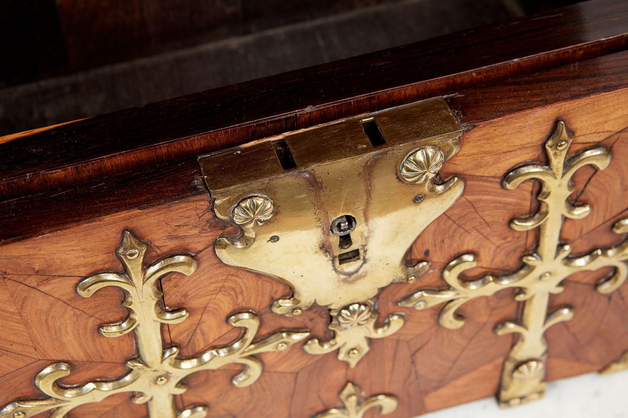 Rare Charles II Valuables Chest For Sale 5