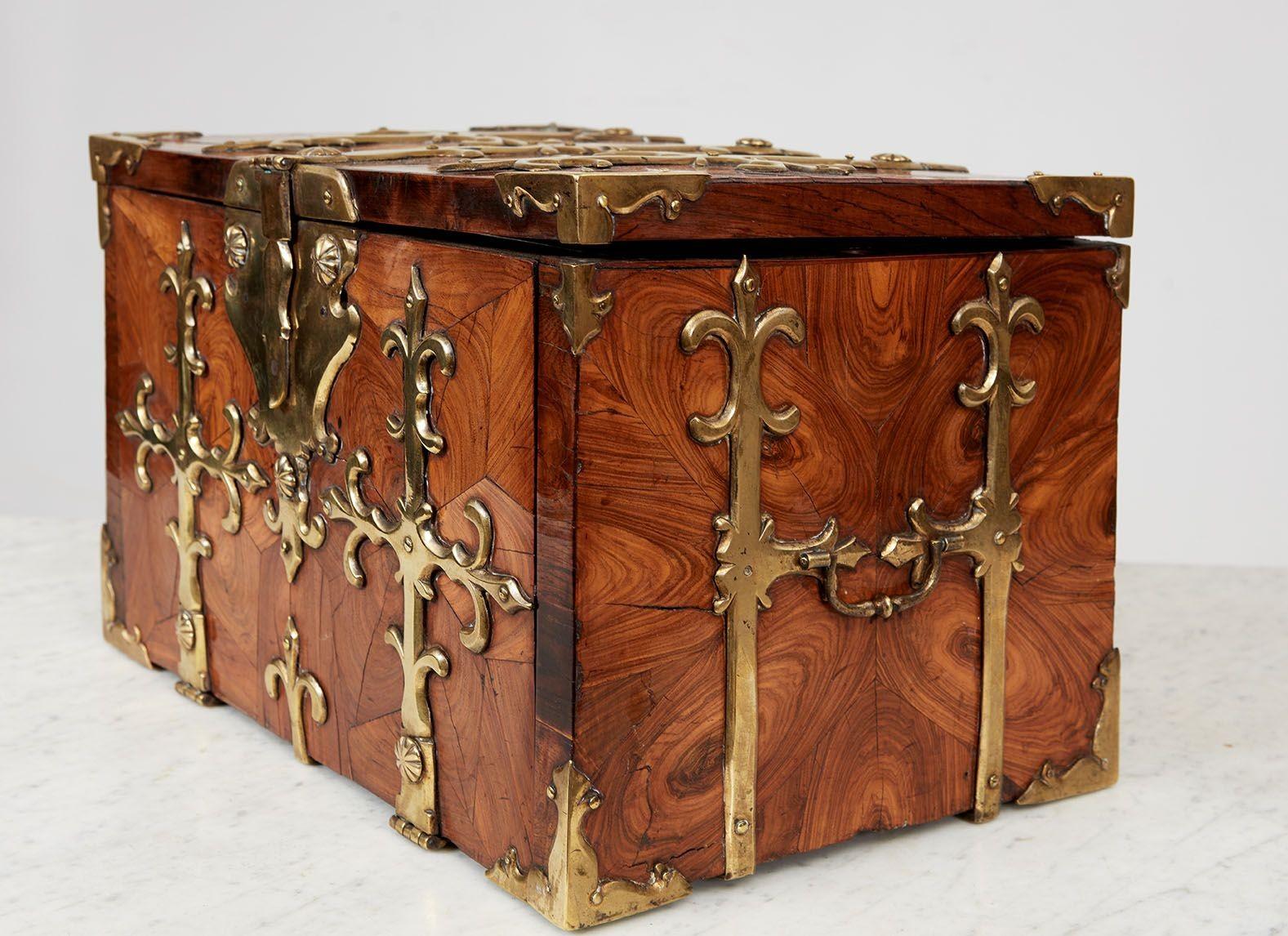 Rare Charles II Valuables Chest For Sale 9