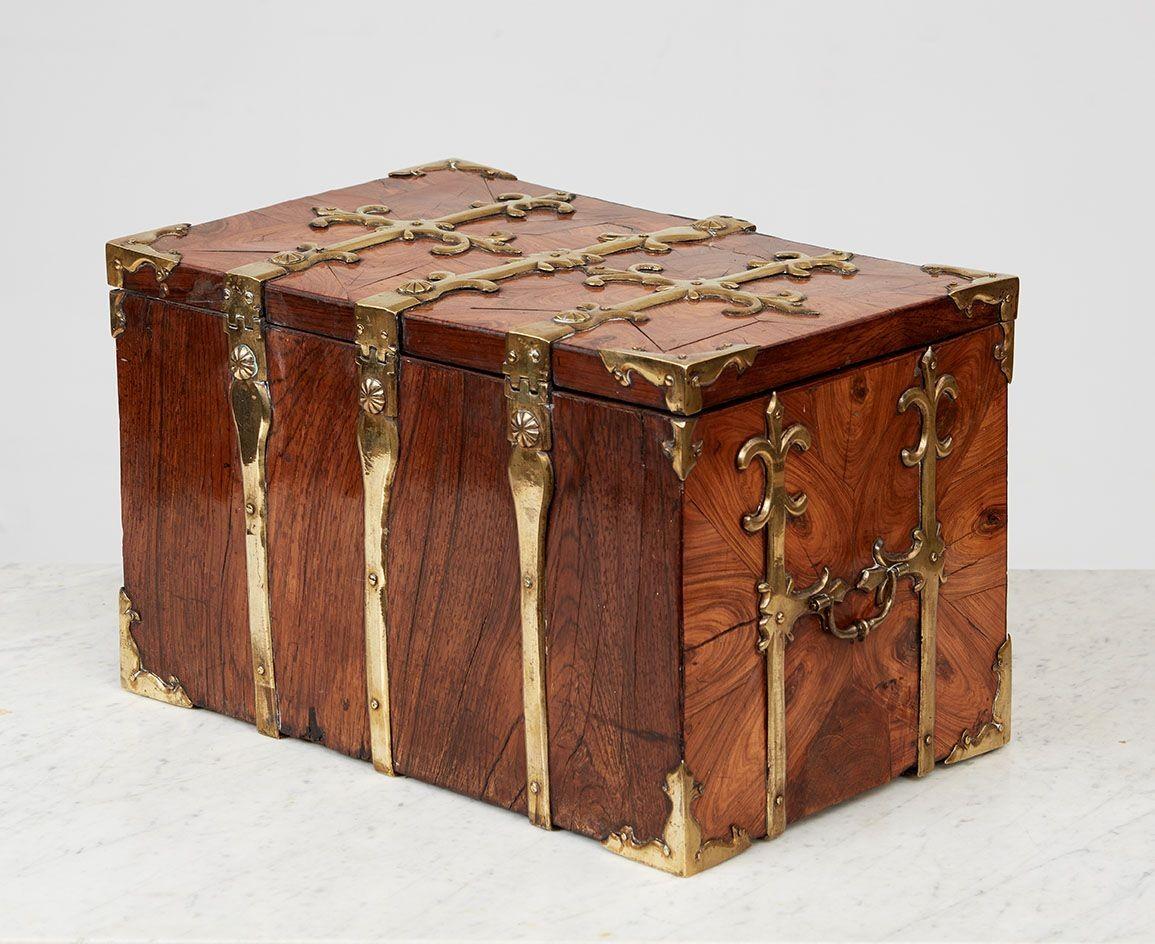 Rare Charles II Valuables Chest For Sale 10
