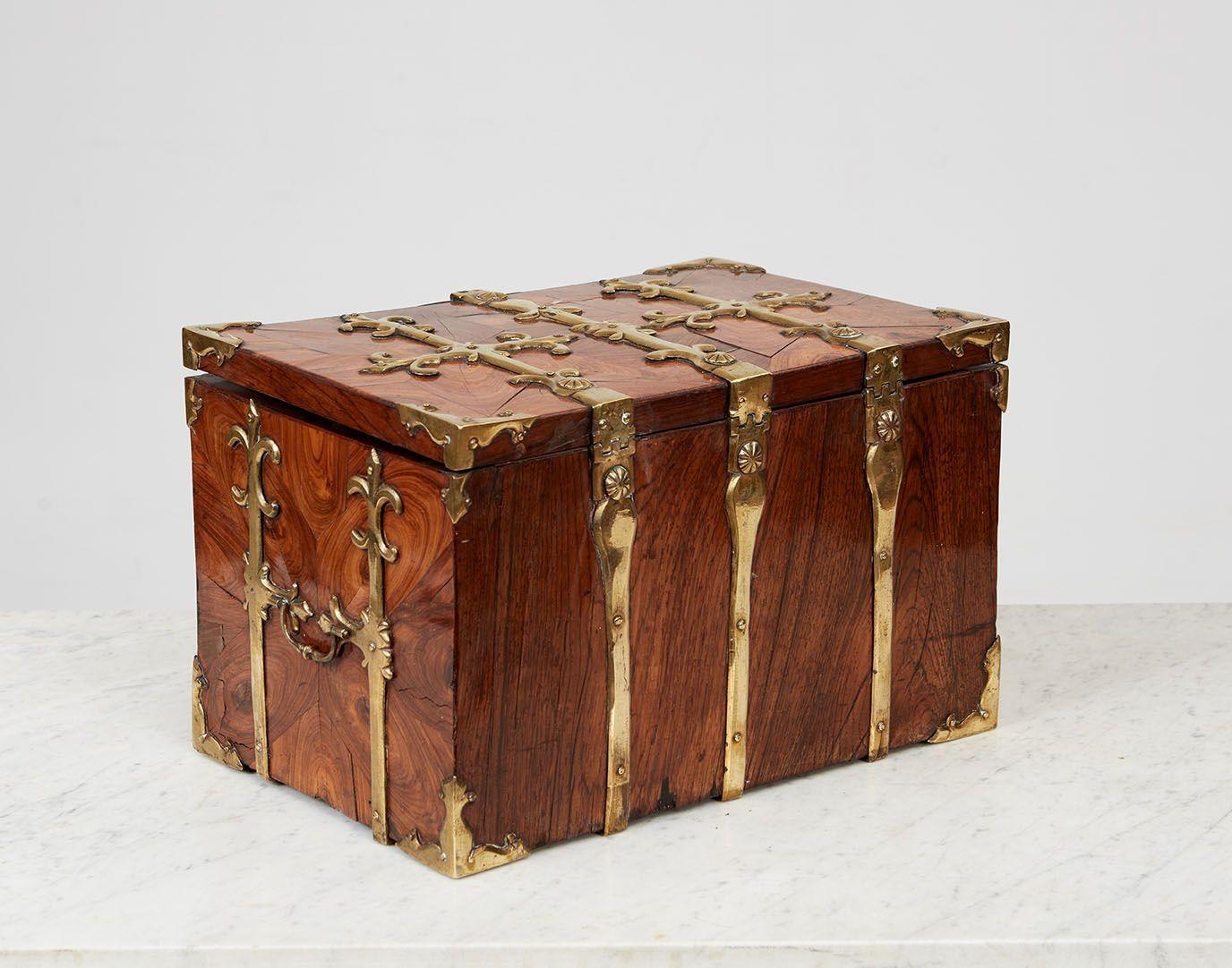 Rare Charles II Valuables Chest For Sale 11