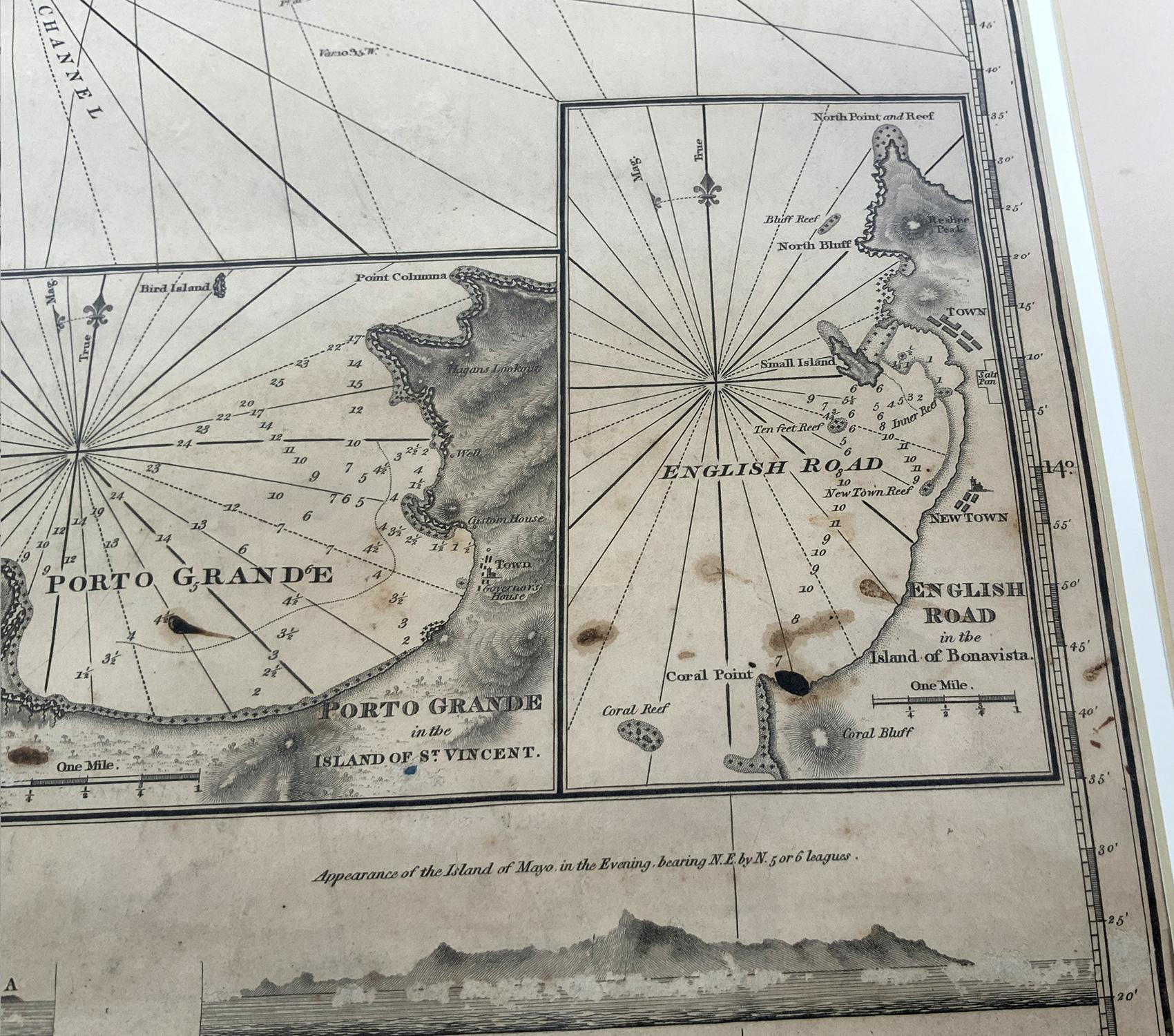 Rare Chart from 1851 Whaling Grounds 1