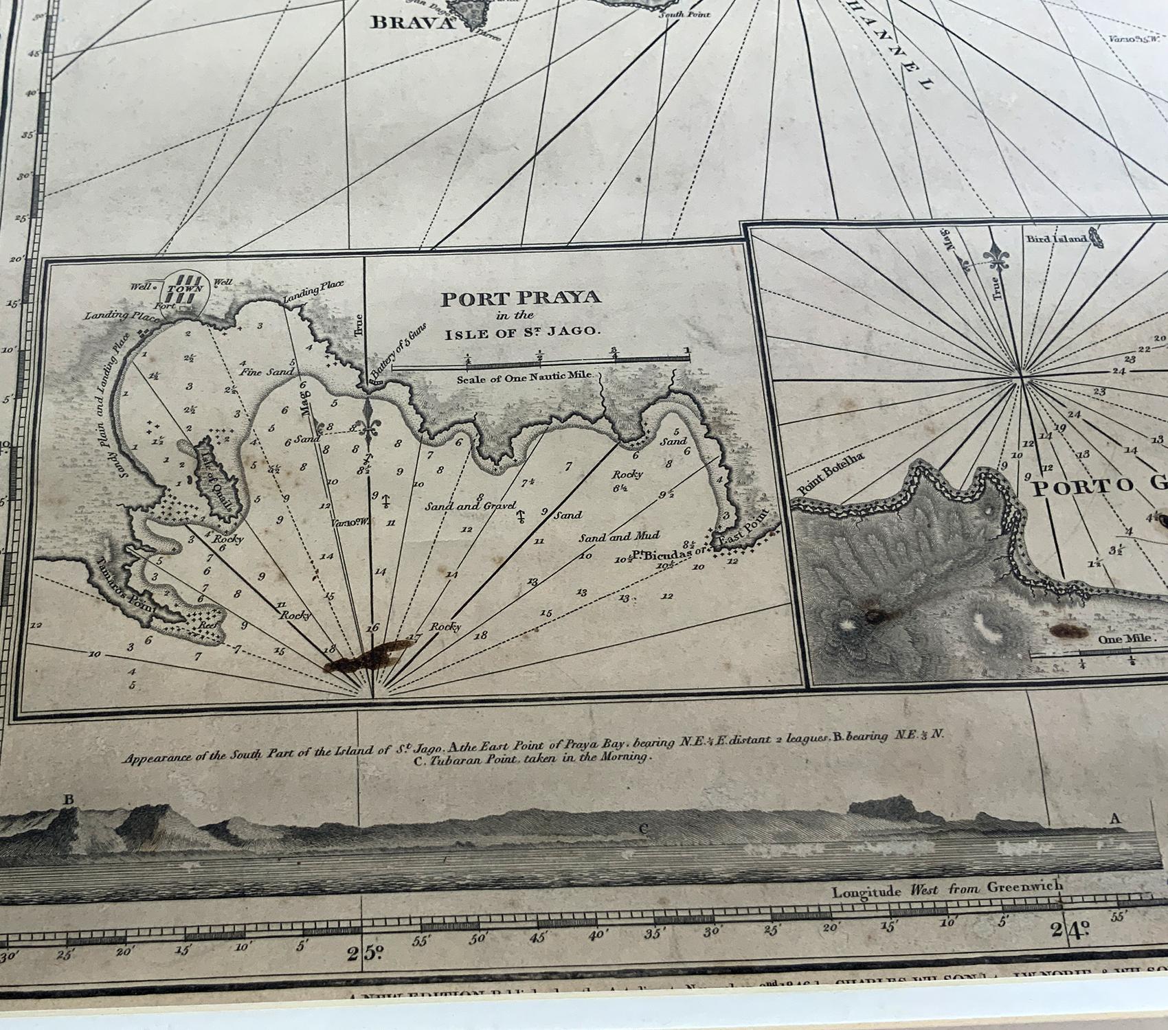 Rare Chart from 1851 Whaling Grounds 2