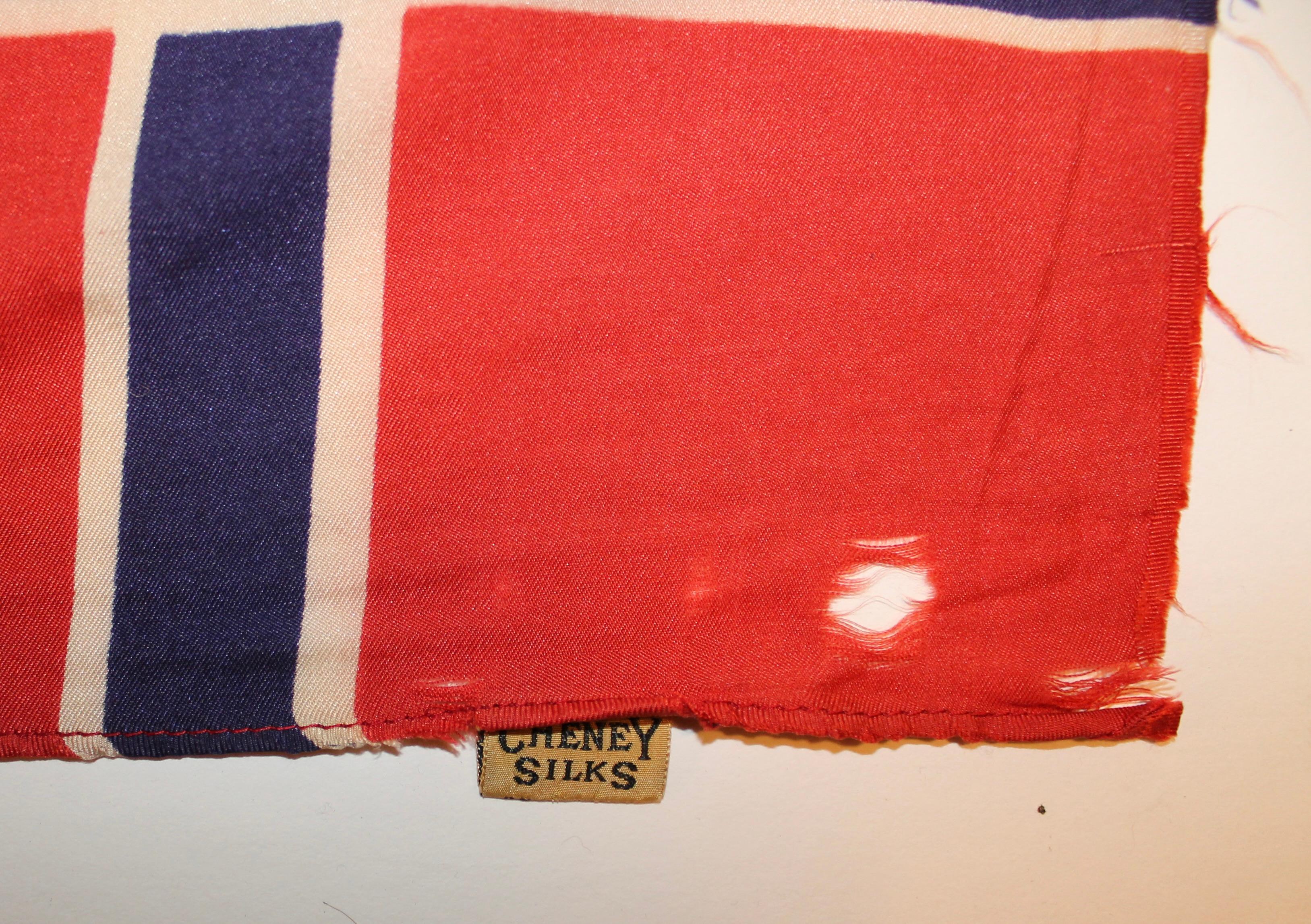 Rare écharpe Cheney Silks Art Deco en vente 5