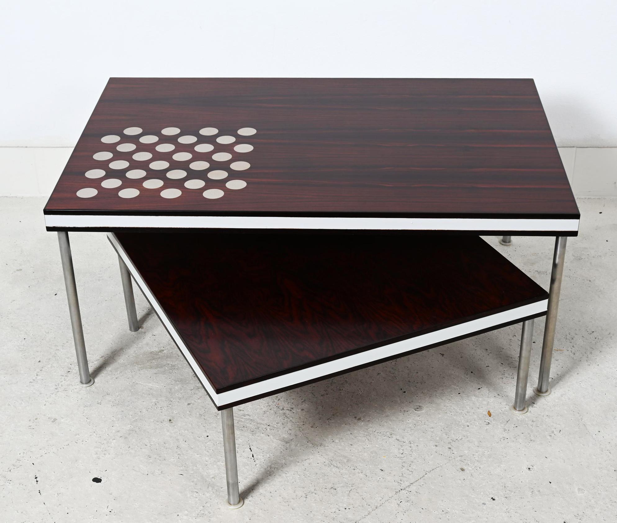 Rare table d'échecs, table à café et table à queue de Poul Cadovius pour France and Son en vente 8