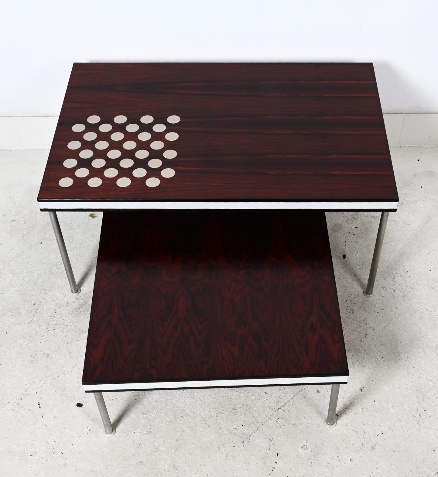 Rare table d'échecs, table à café et table à queue de Poul Cadovius pour France and Son en vente 9