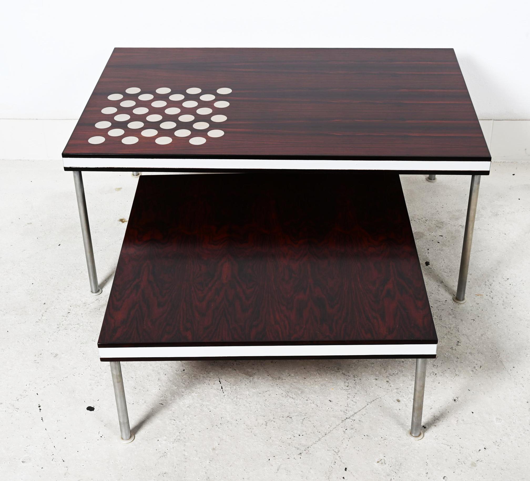 Rare table d'échecs, table à café et table à queue de Poul Cadovius pour France and Son en vente 10