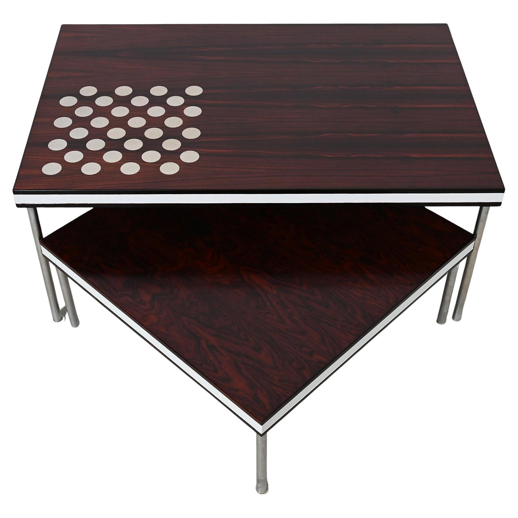 Rare table d'échecs, table à café et table à queue de Poul Cadovius pour France and Son en vente 12