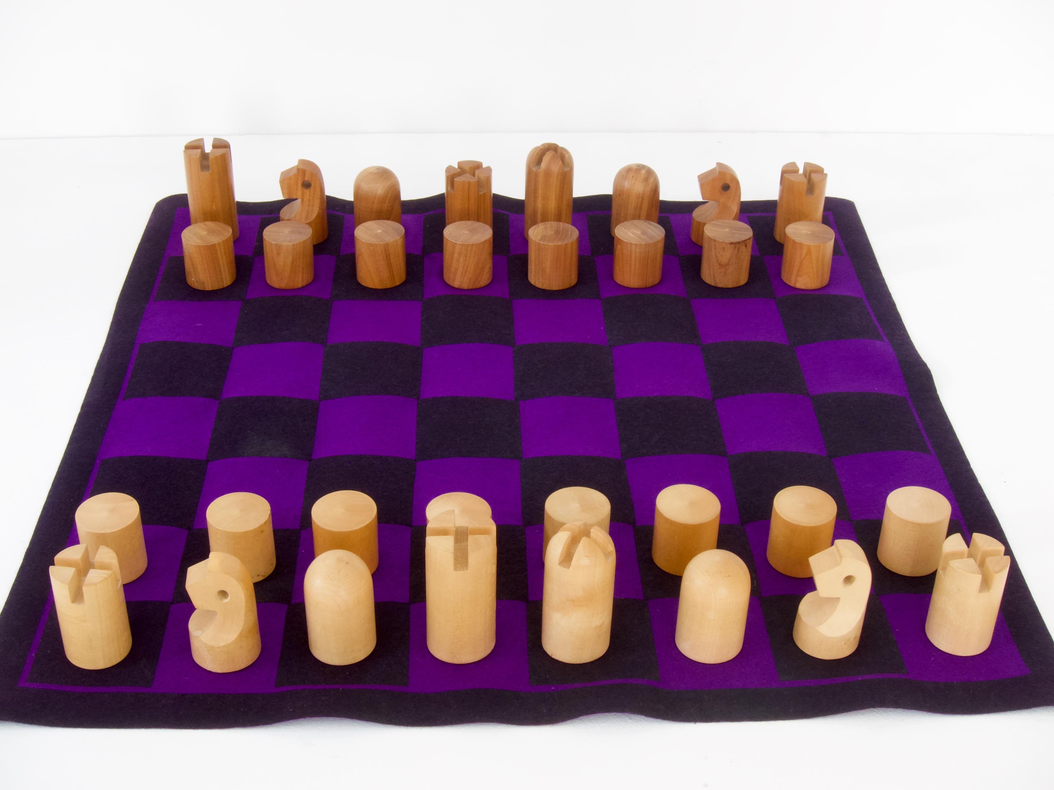 Mid-20th Century Rare Chess Set by Carl Auböck For Sale