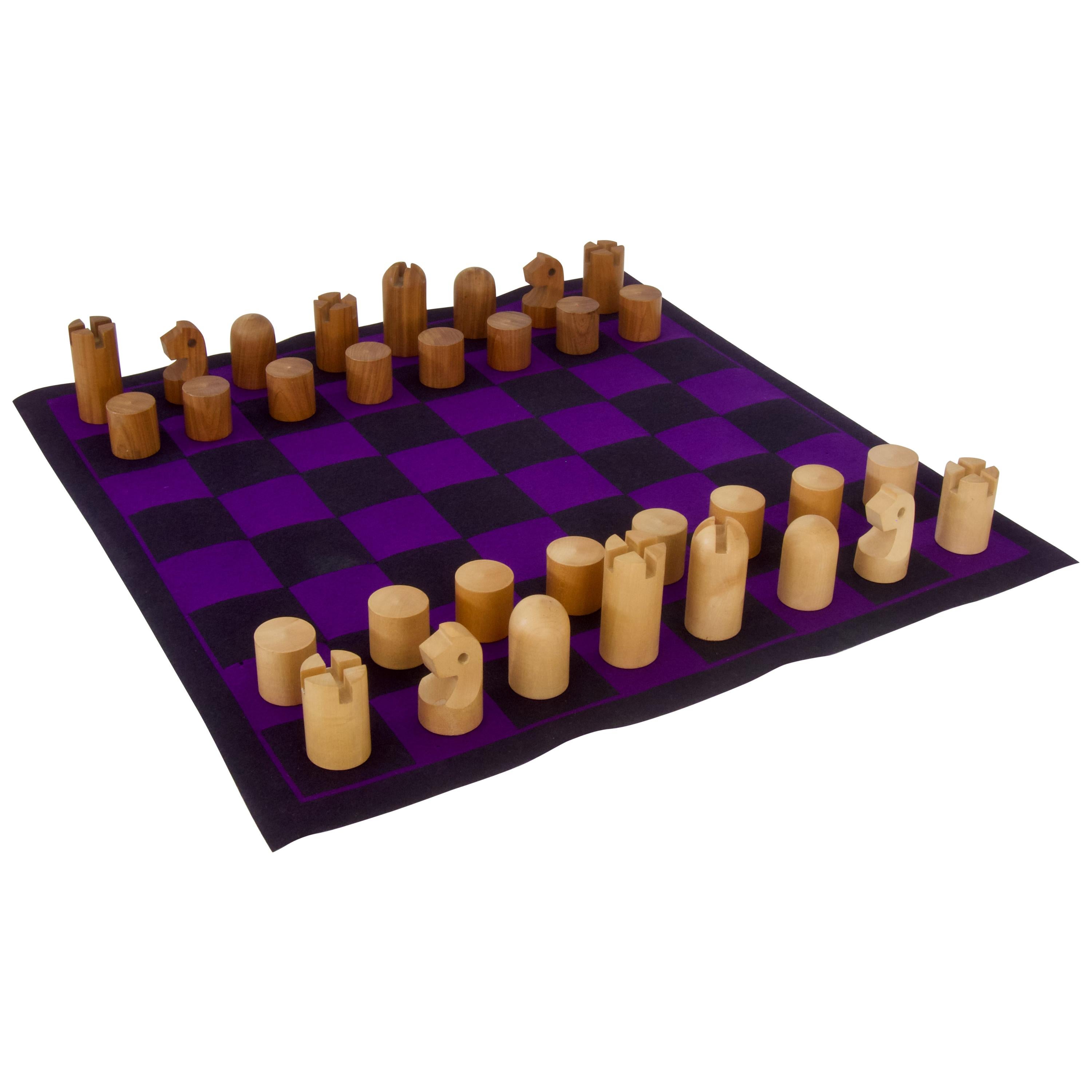 Rare Chess Set by Carl Auböck For Sale