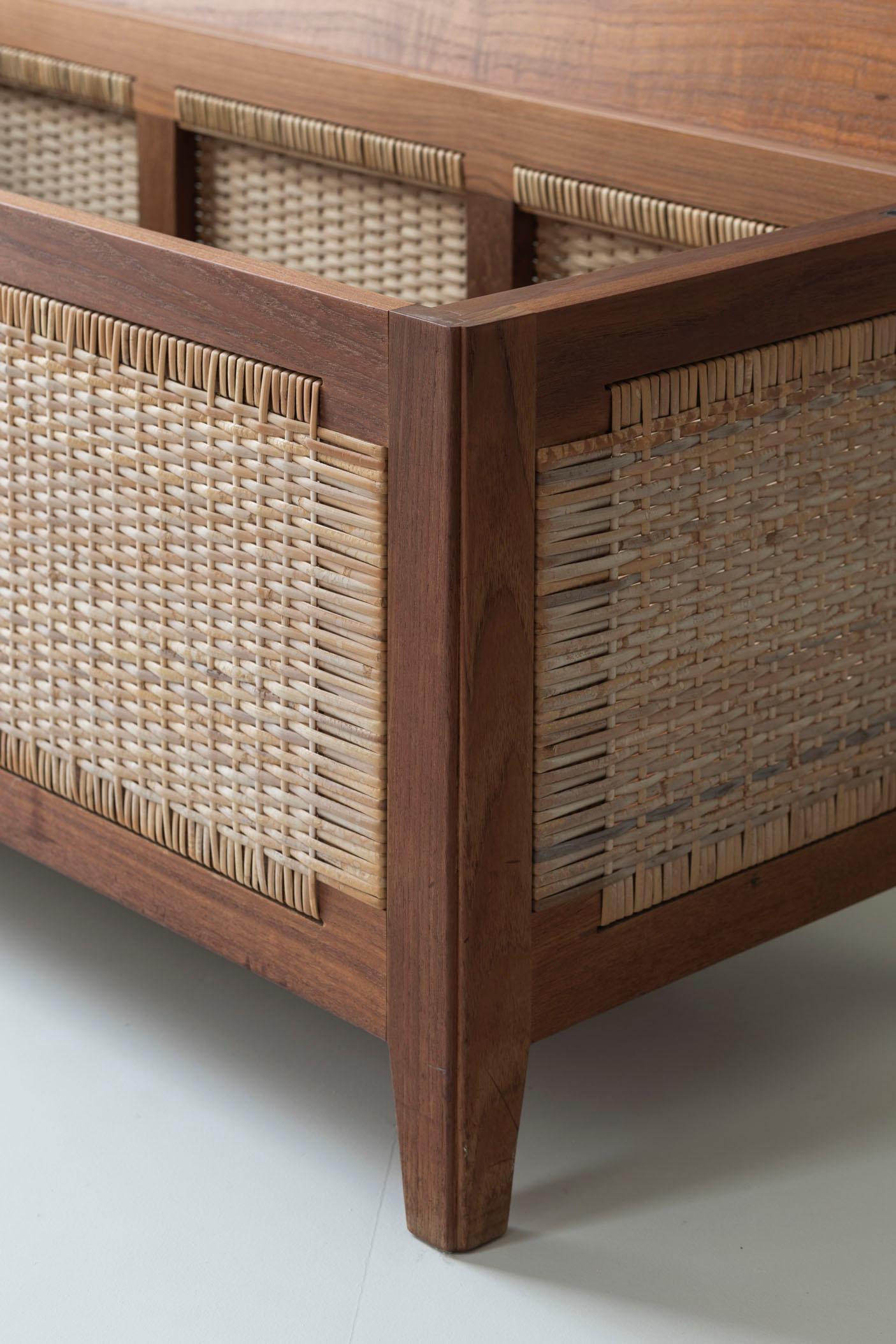 Rara cassapanca in teak di Kai Winding per Poul Hundevad, Danimarca anni '60. in vendita 3