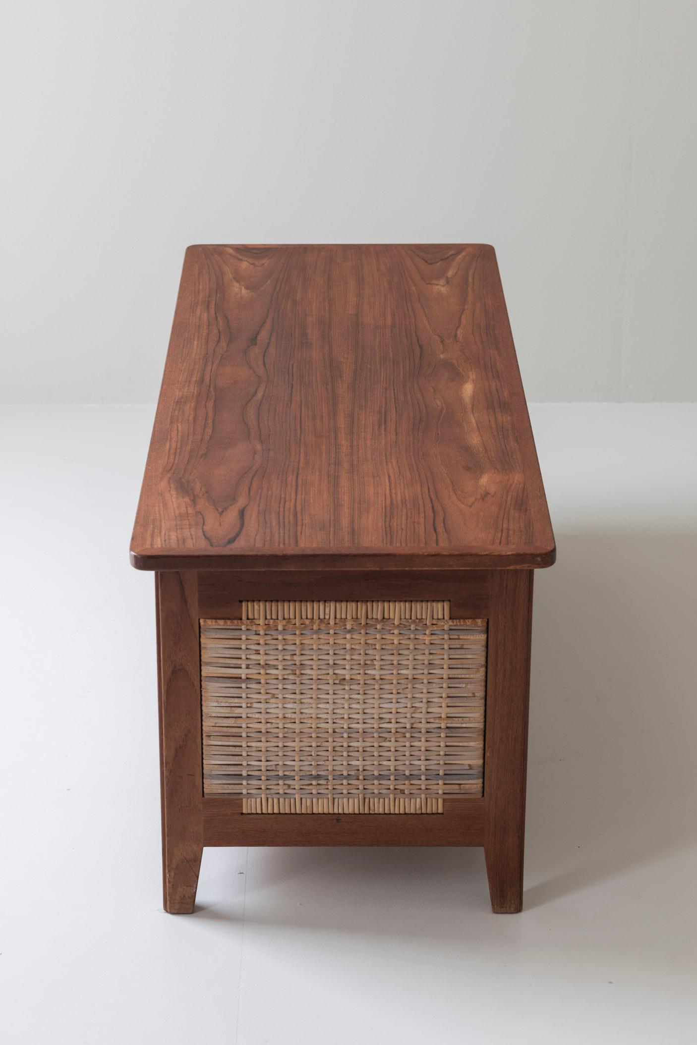 Rara cassapanca in teak di Kai Winding per Poul Hundevad, Danimarca anni '60. in vendita 4