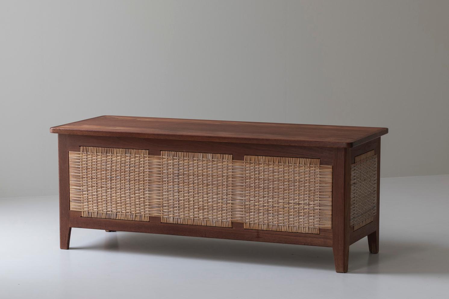 Rara cassapanca in teak di Kai Winding per Poul Hundevad, Danimarca anni '60. in vendita 9