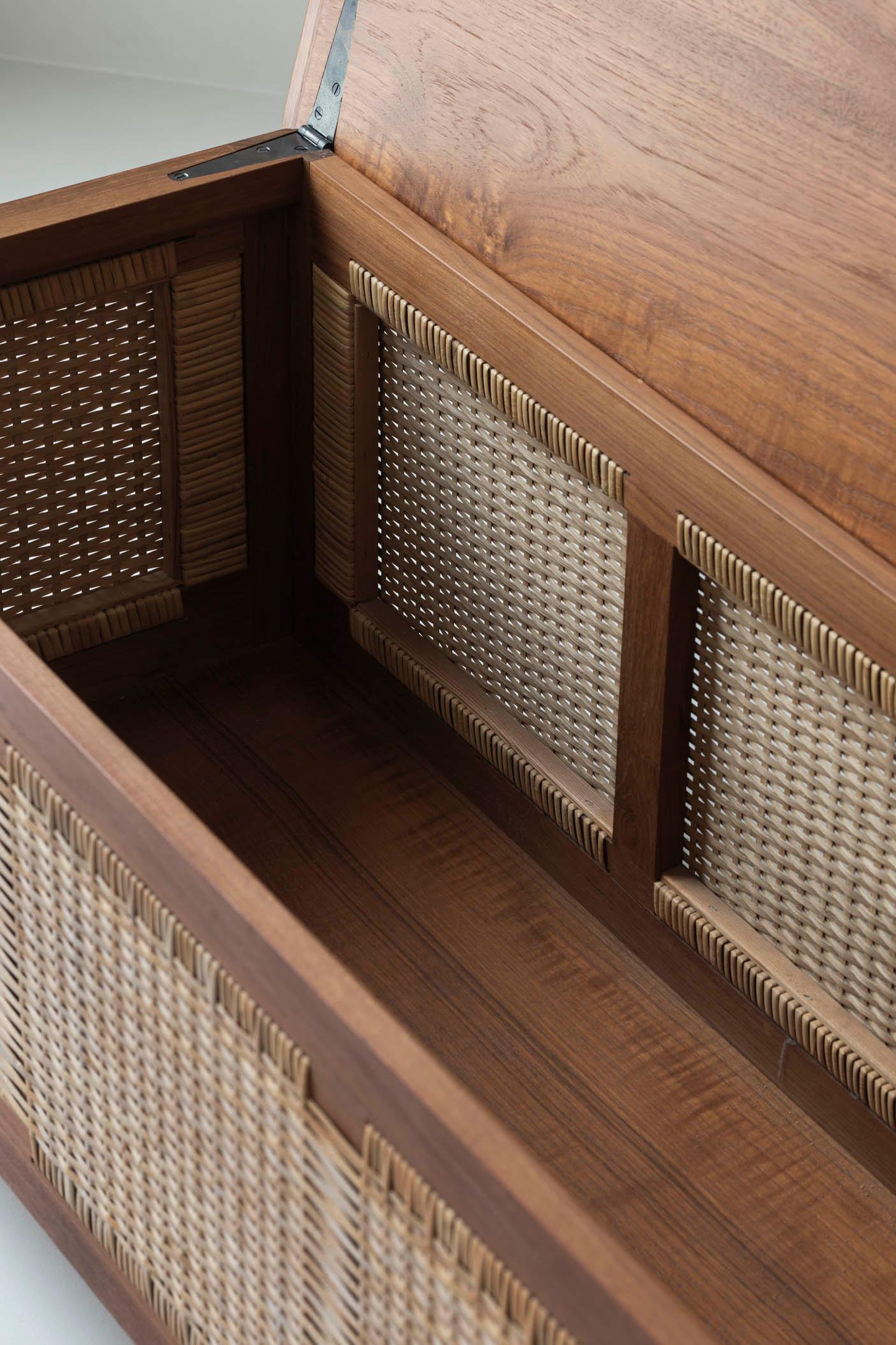 Rara cassapanca in teak di Kai Winding per Poul Hundevad, Danimarca anni '60. in vendita 2