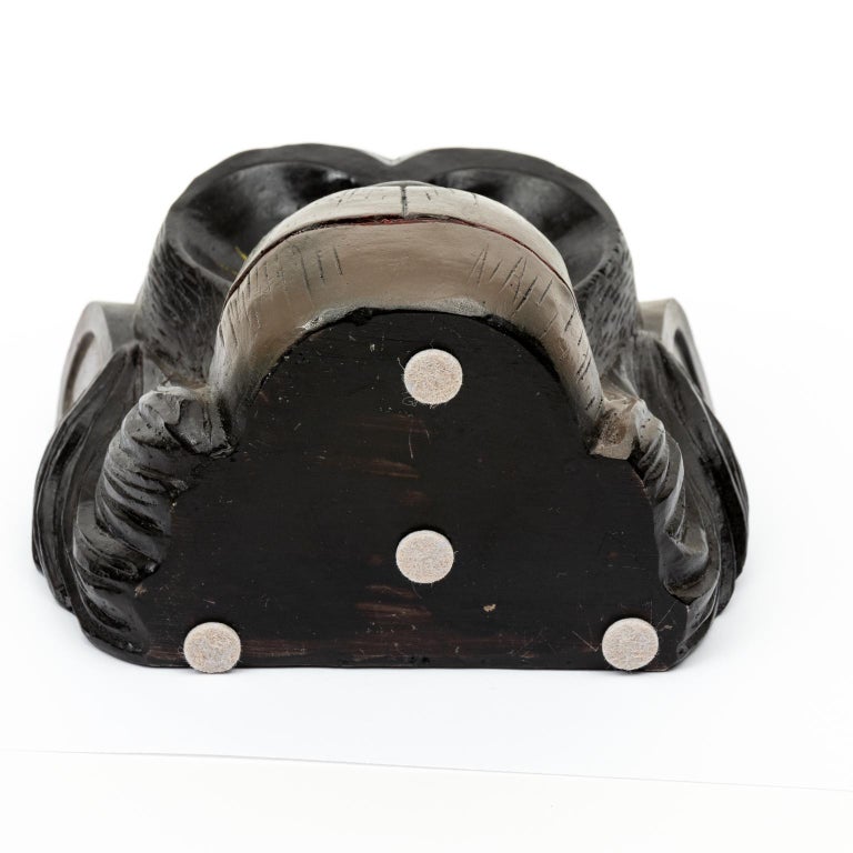 Rare Chimp Monkey Rotating Eye Clock Oswald Era For Sale at 1stDibs