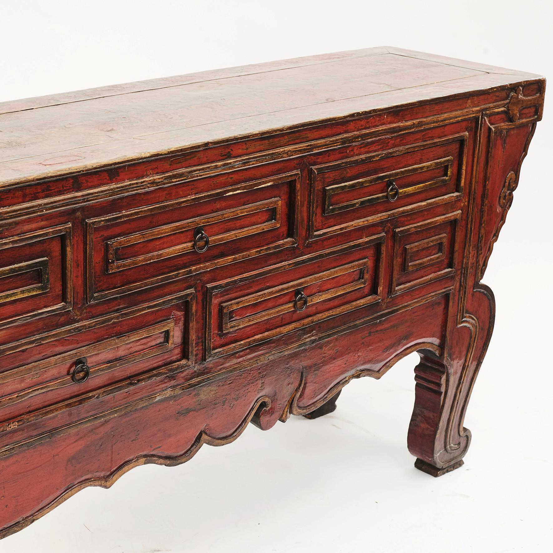 Rare Chinese Alter Sideboard from Shanxi, circa 1840 5