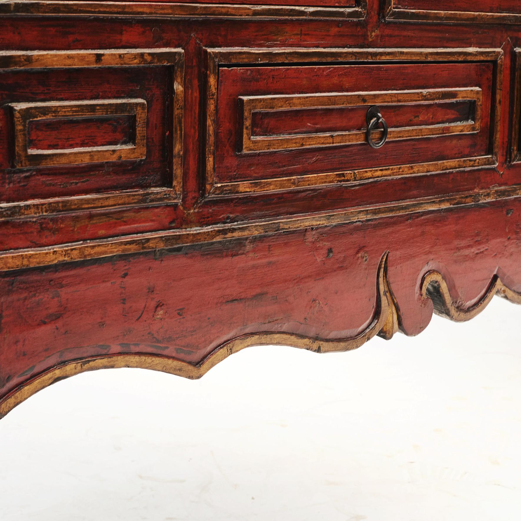 19th Century Rare Chinese Alter Sideboard from Shanxi, circa 1840