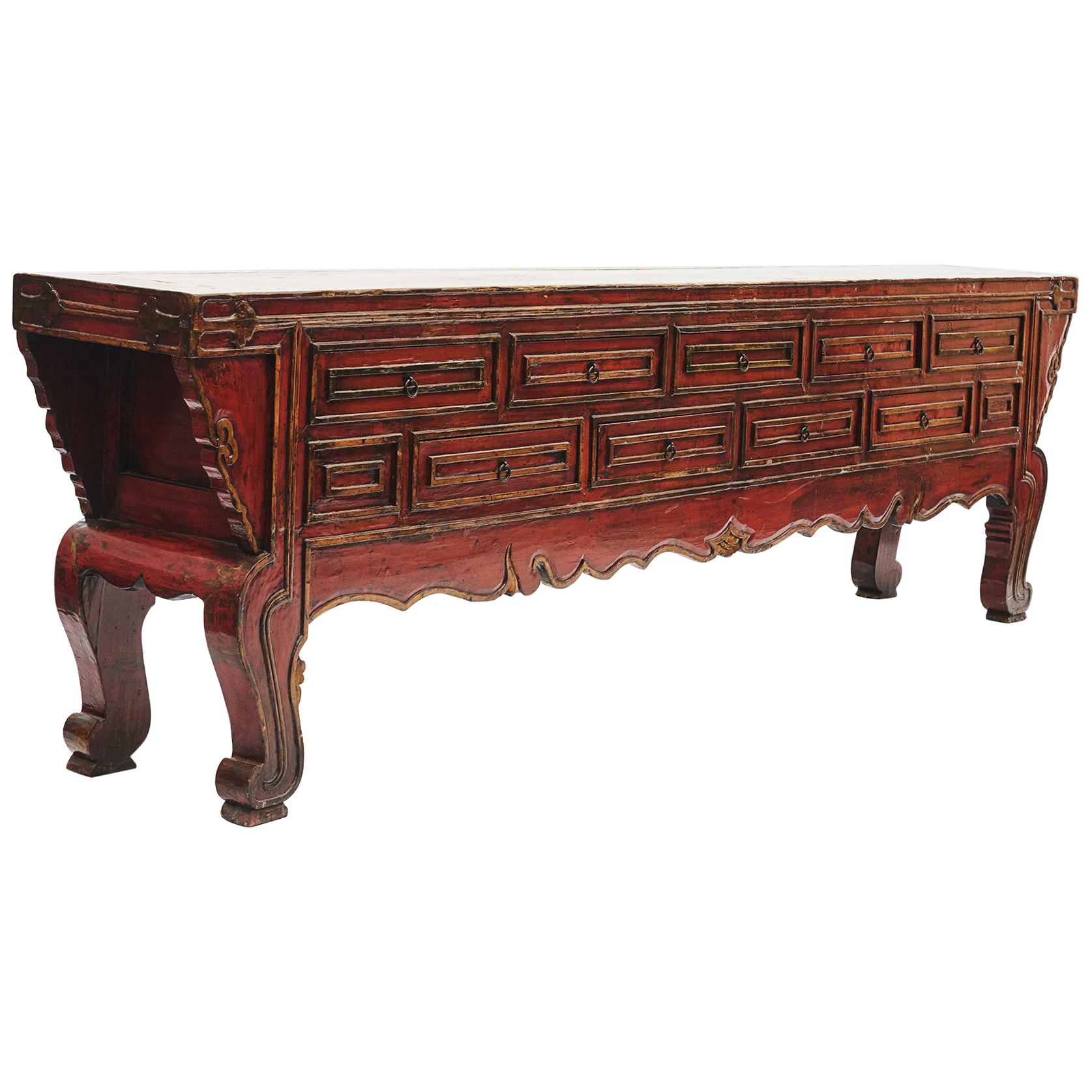 Rare Chinese Alter Sideboard from Shanxi, circa 1840