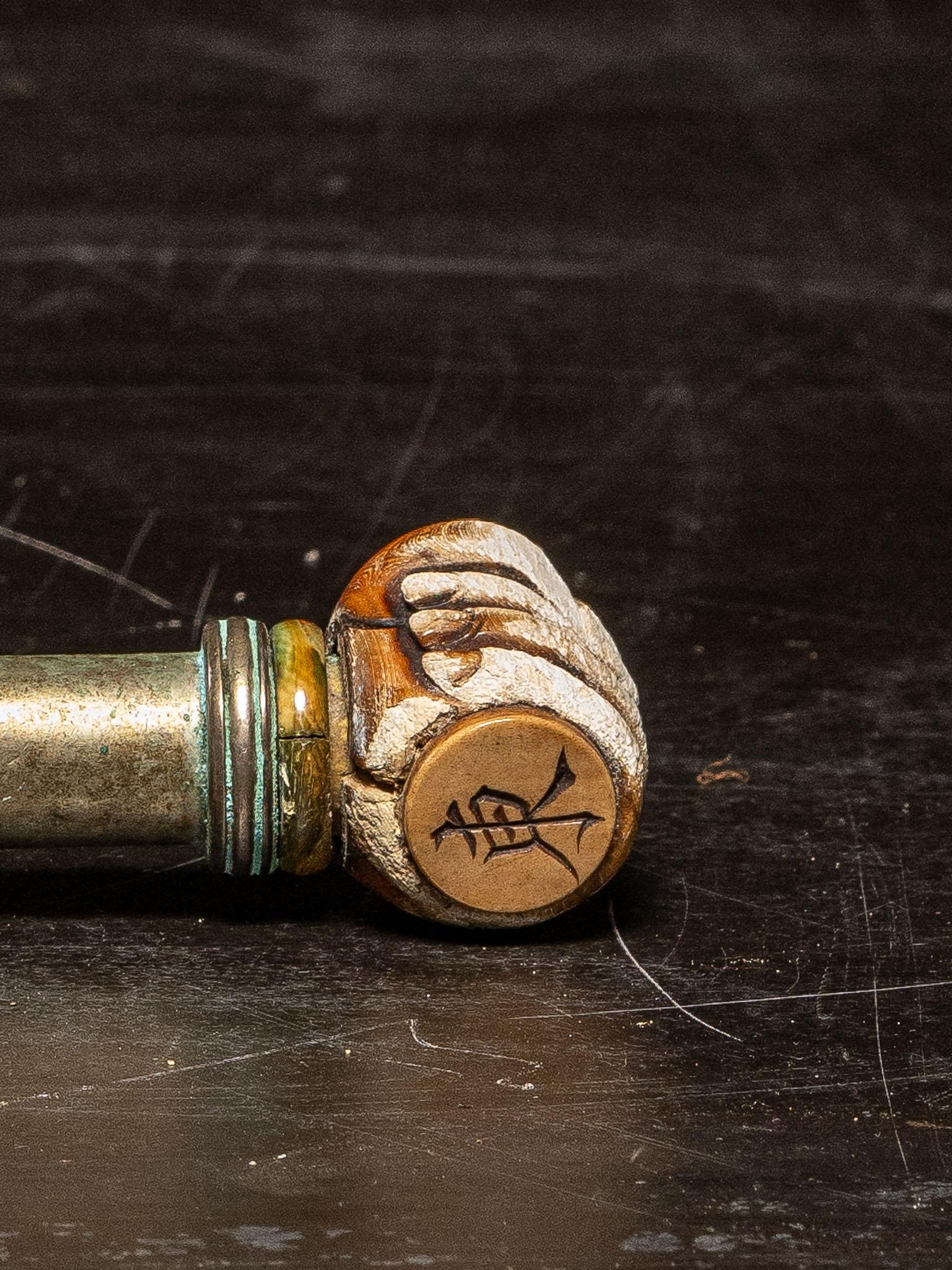 Raro kit cinese per fumatori d'oppio, comprendente una scatola per cuscini e una pipa. in vendita 6