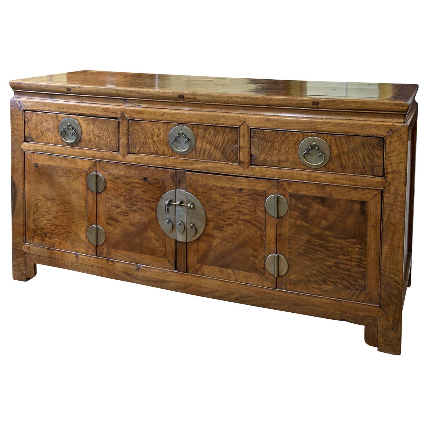 Rare Chinese Provincial Cabinet, 17th-18th Century For Sale