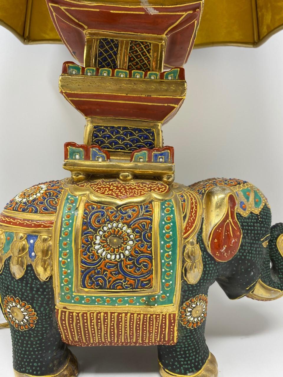 vintage elephant lamps