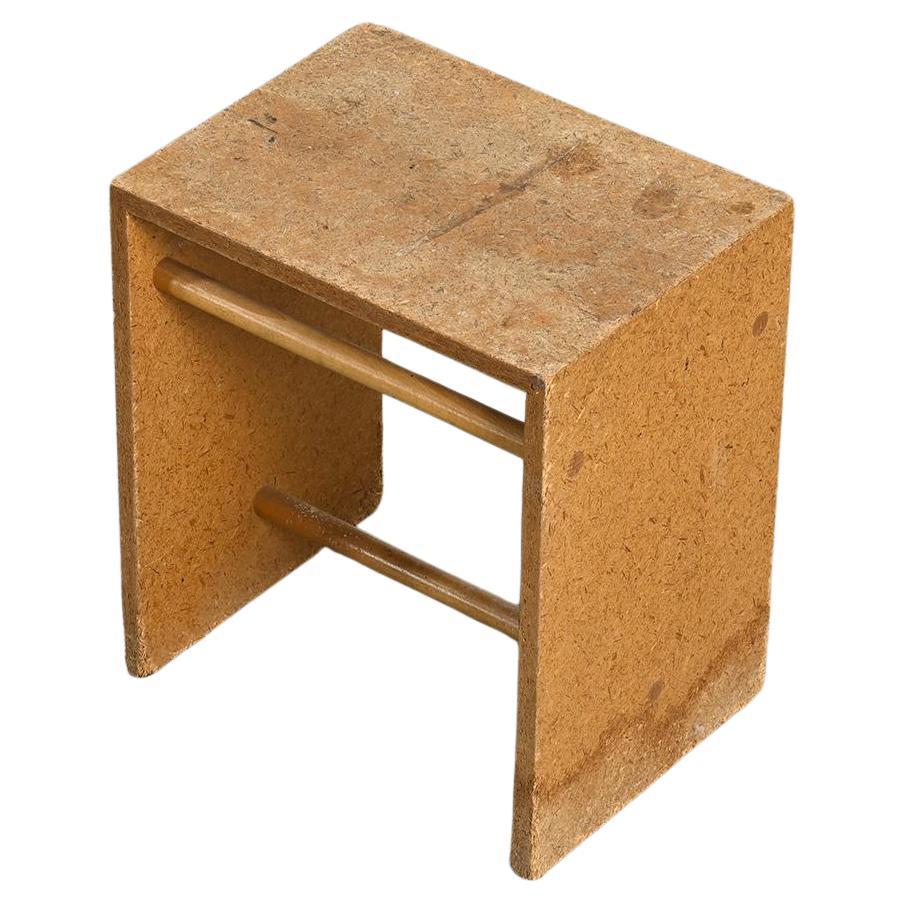 Rare tabouret en aggloméré de Max Bill, Ulm, circa 1962 en vente