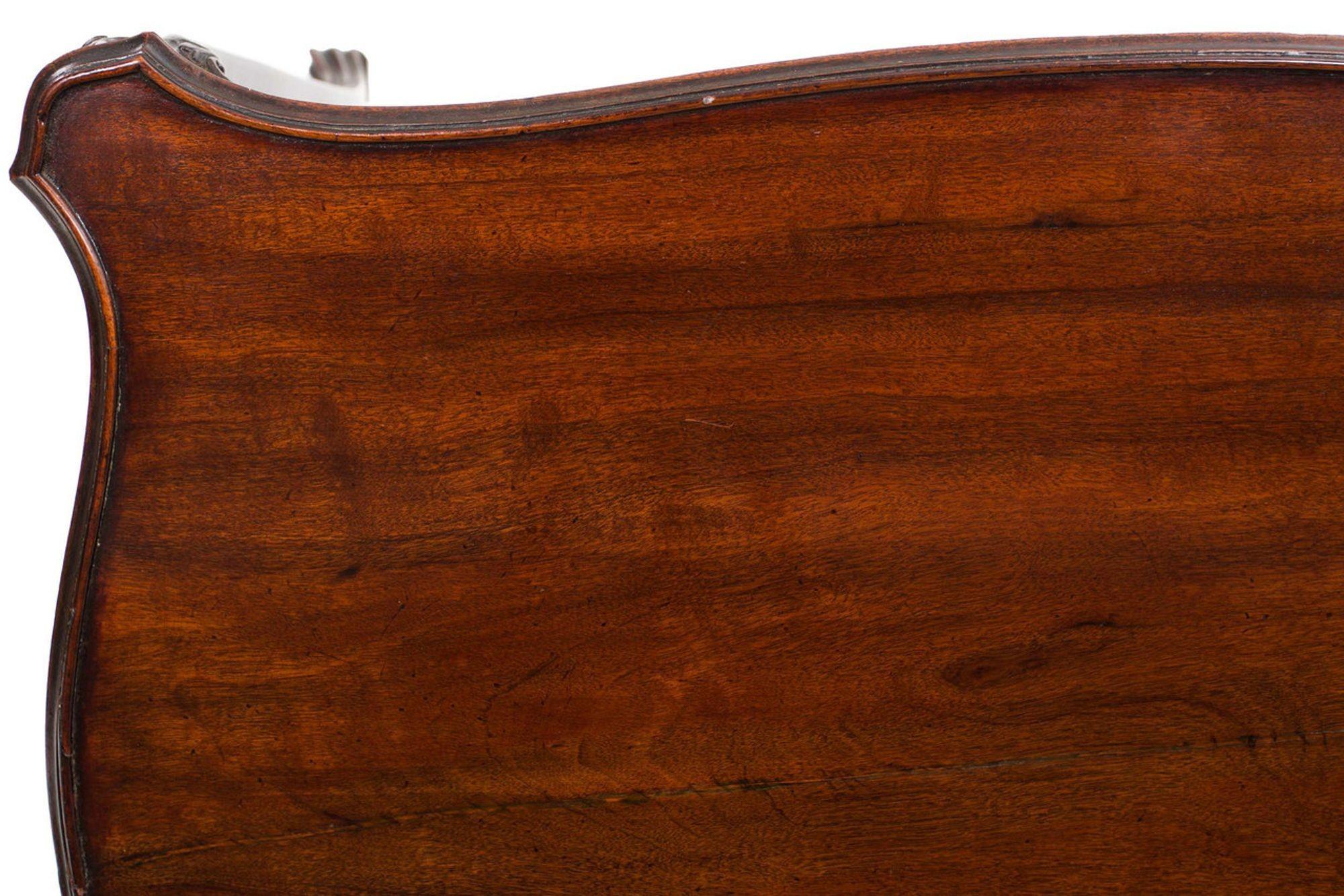 Rara Mesa Chippendale, inglesa ca. 1770, ex Colección Rothermere en venta 10