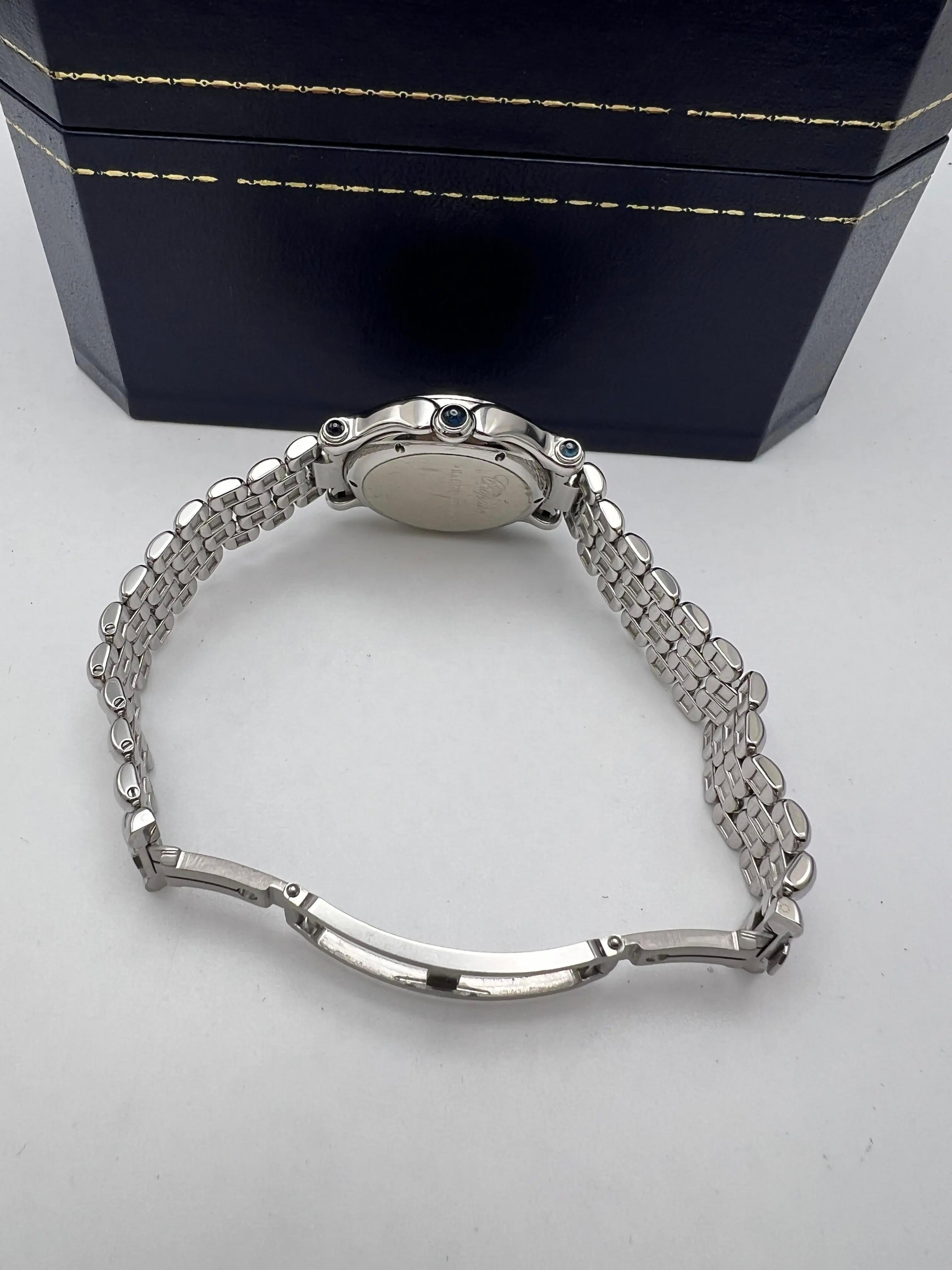 Seltene Chopard Happy Sport 32mm 7 Diamant Champagner Zifferblatt Box Set 27/8236-23 im Angebot 6