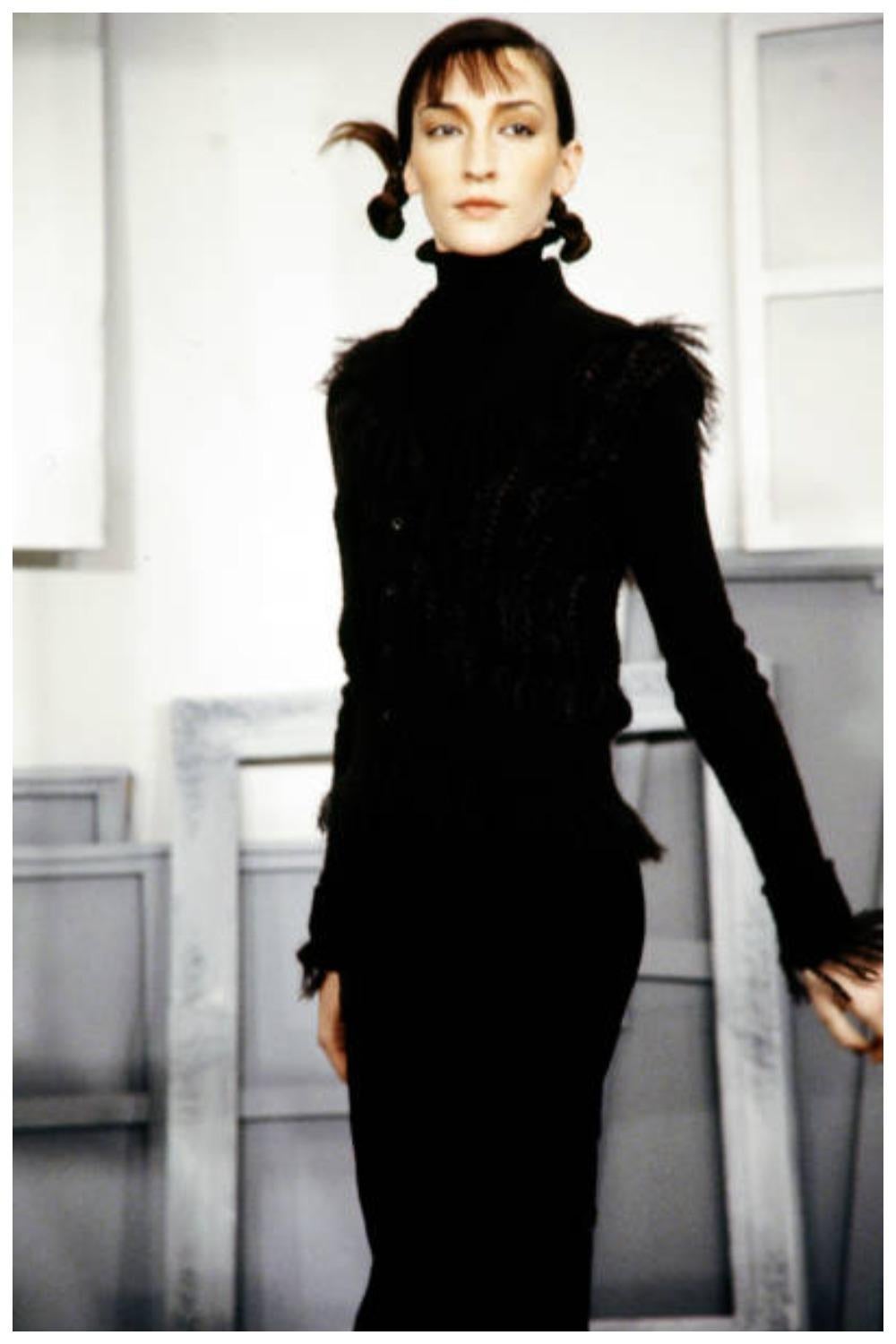 RARE! Christian Dior 1999 & John Galliano F/W  Knitwear cardigan runway 10