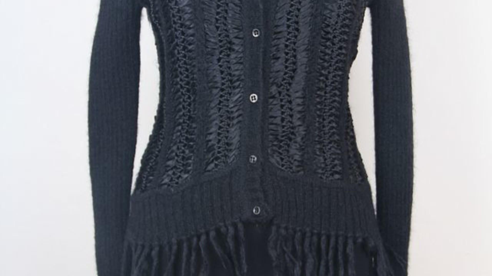 Women's RARE! Christian Dior 1999 & John Galliano F/W  Knitwear cardigan runway