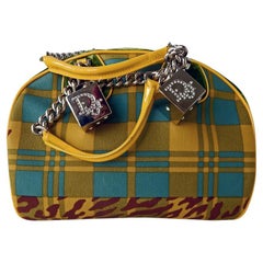 Rare Christian Dior 2004 Gambler Dice Bowler Style Handbag  LG Size