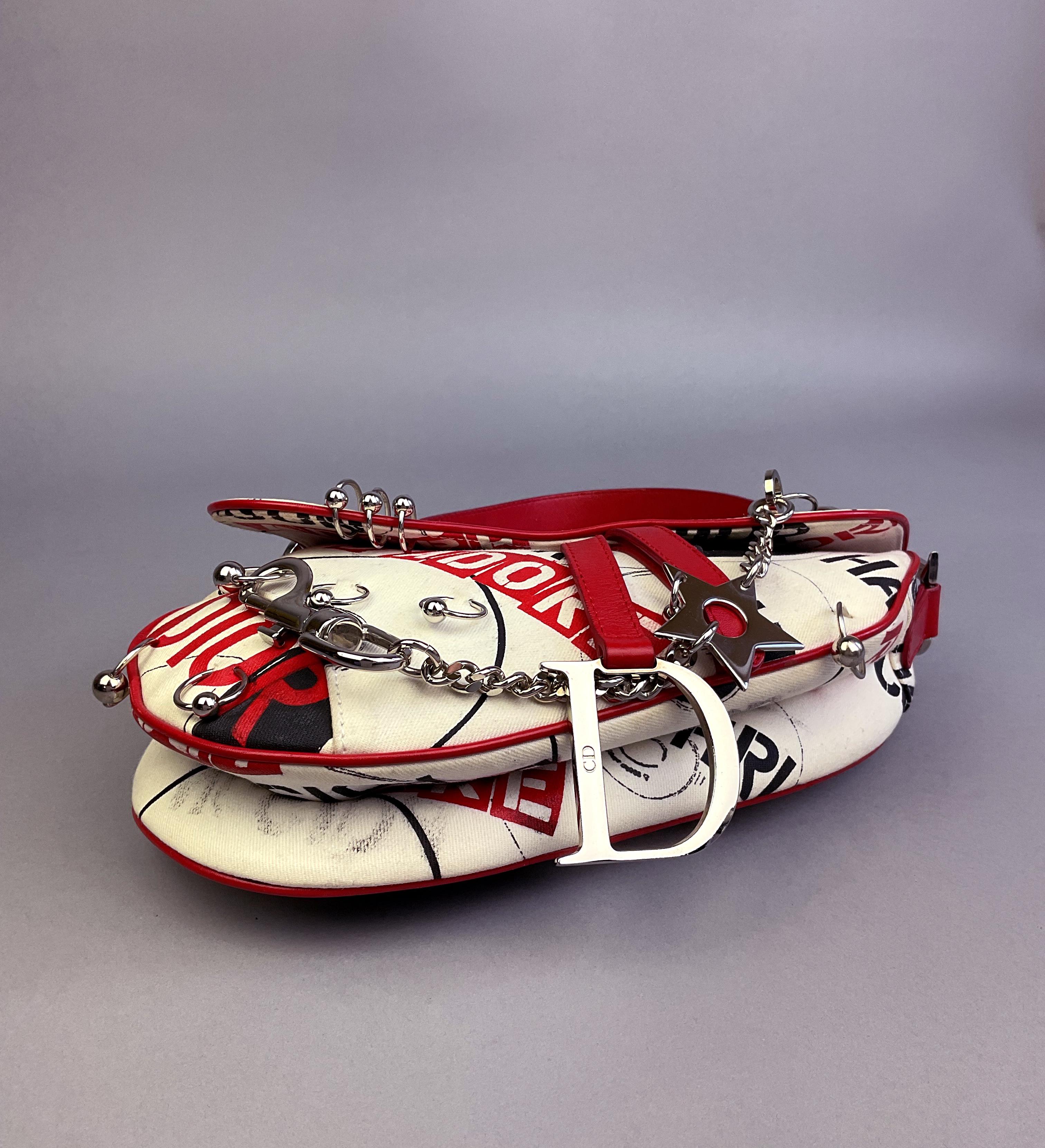Rare Christian Dior by John Galliano 2004 Piercing Hardcore Saddle Bag 1