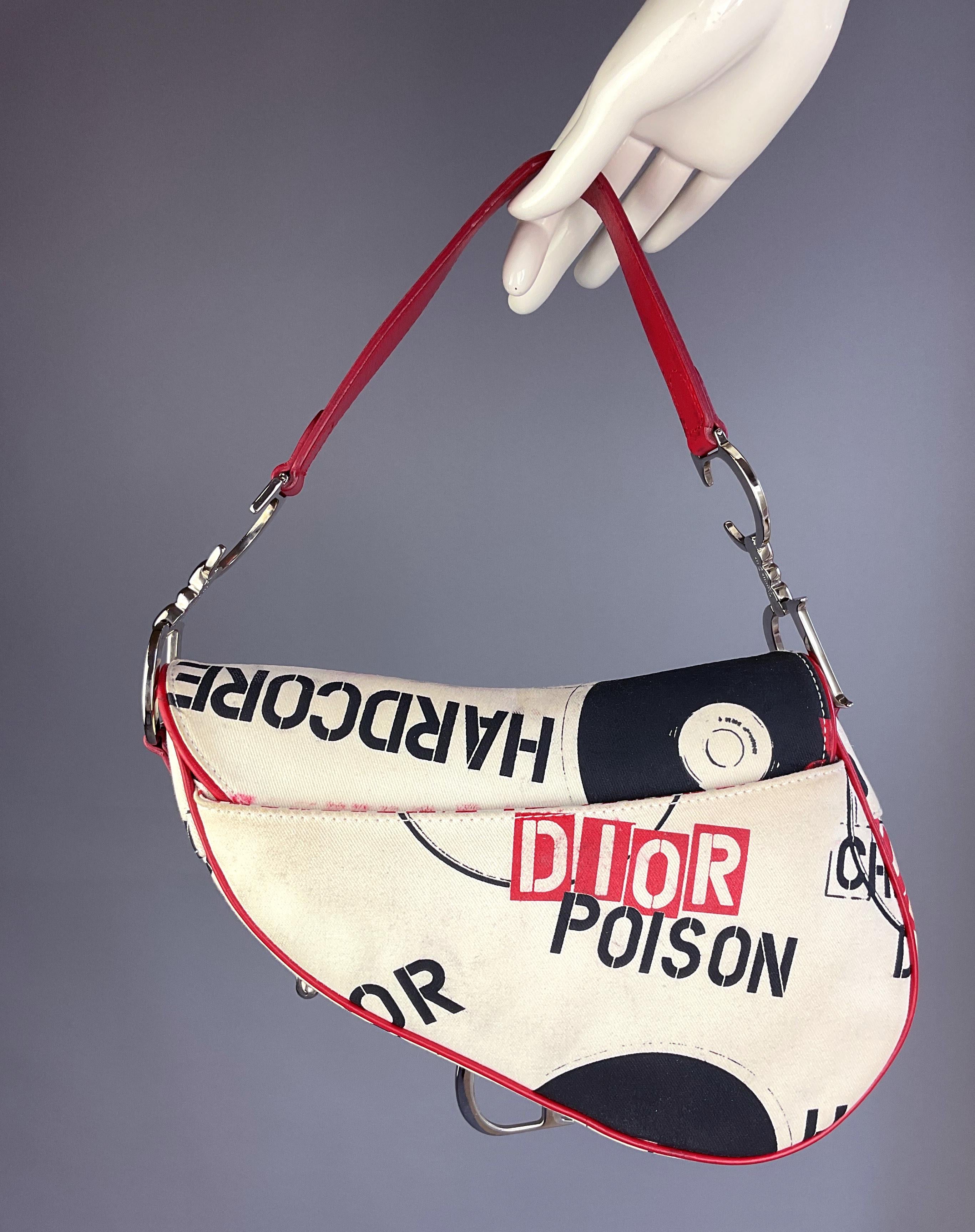 Rare Christian Dior by John Galliano 2004 Piercing Hardcore Saddle Bag 2