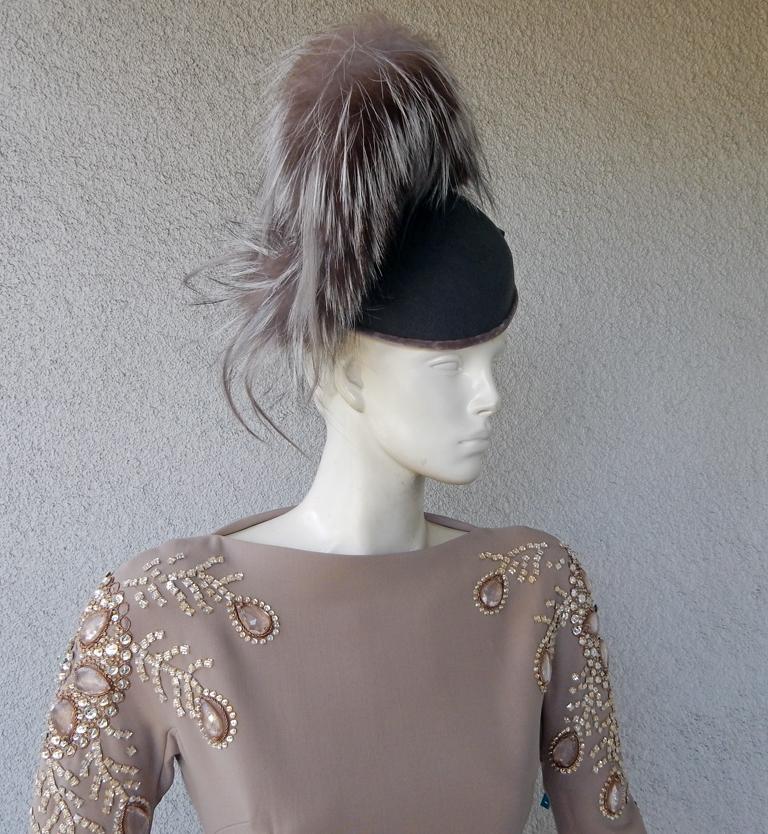 Rare Christian Dior by John Galliano 2007 Runway Hat  In New Condition For Sale In Los Angeles, CA