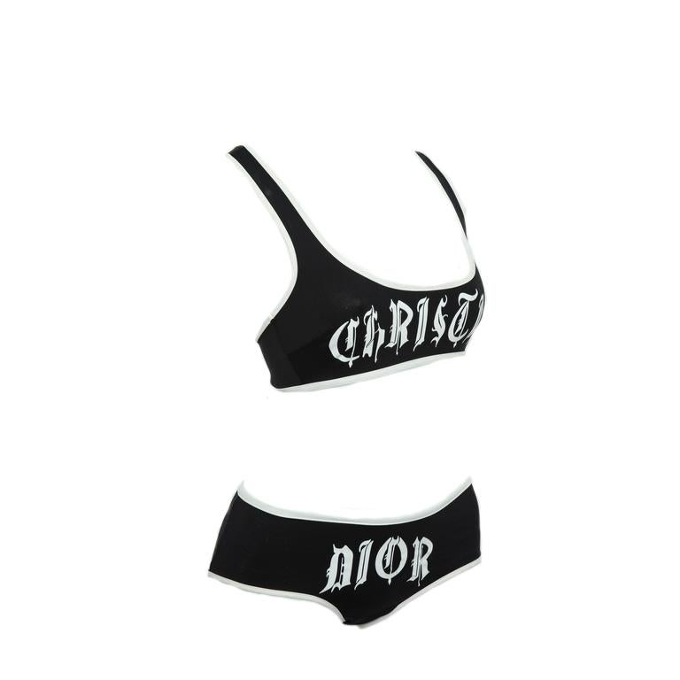 dior bikini schwarz