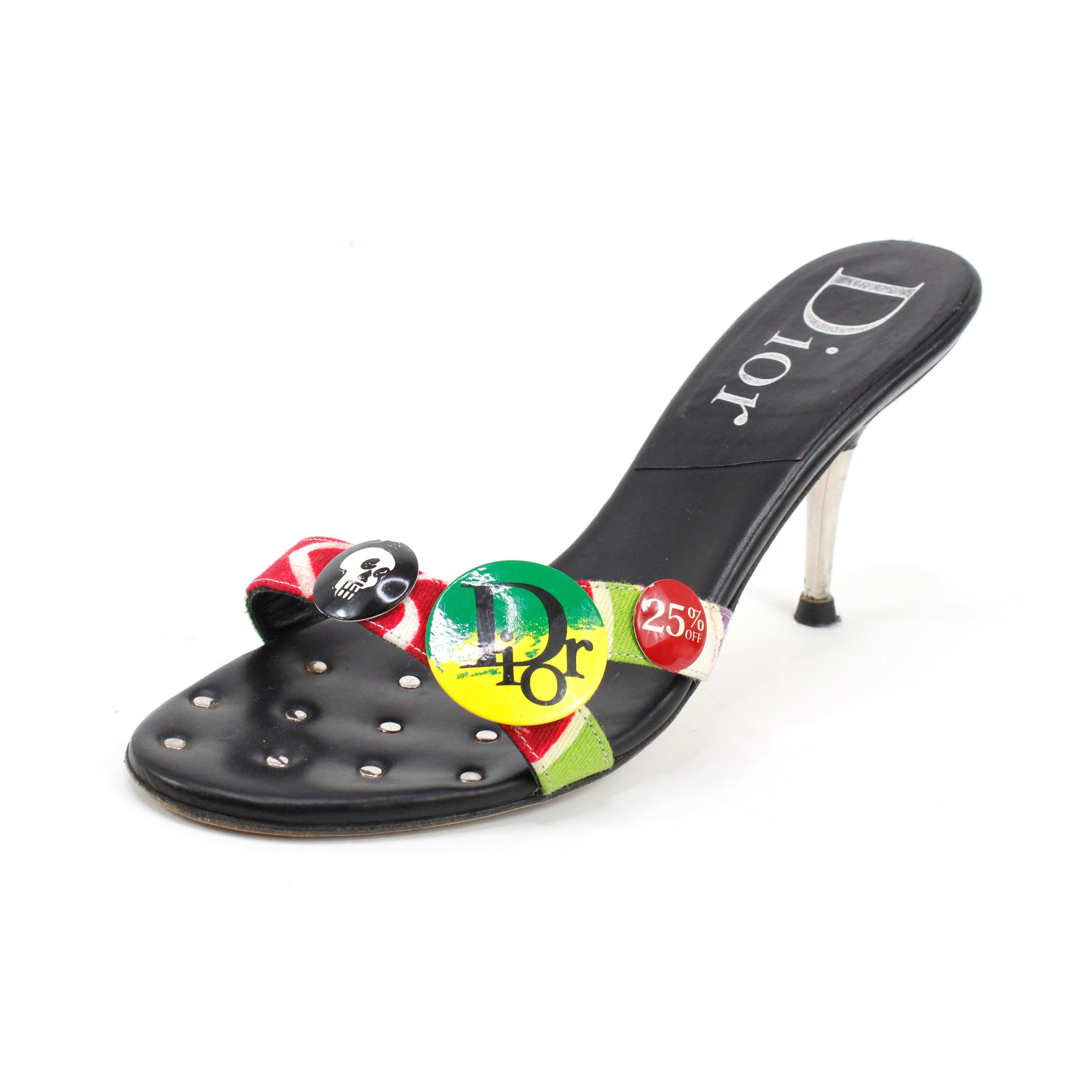 RARE Christian Dior by John Galliano Dior Victim Sandals In Good Condition In Bressanone, Trentino-Alto Adige