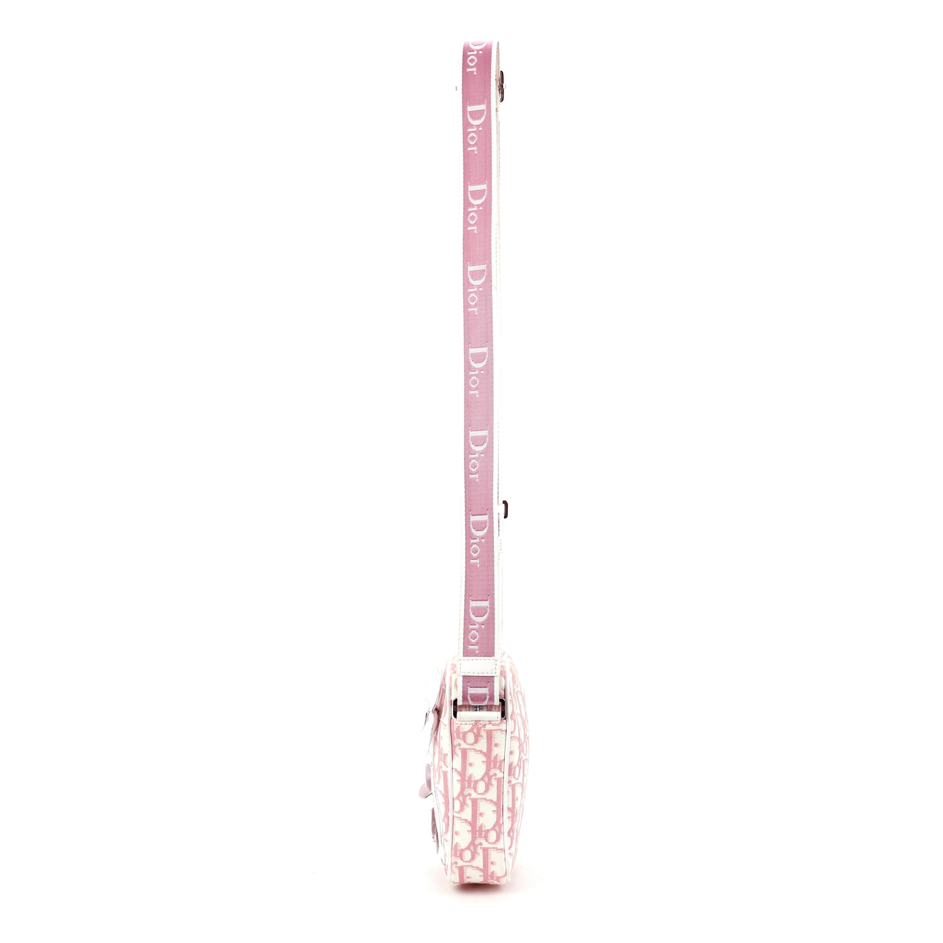 De las mujeres RARO Bolso cruzado monograma rosa Christian Dior by John Galliano Diorissimo en venta