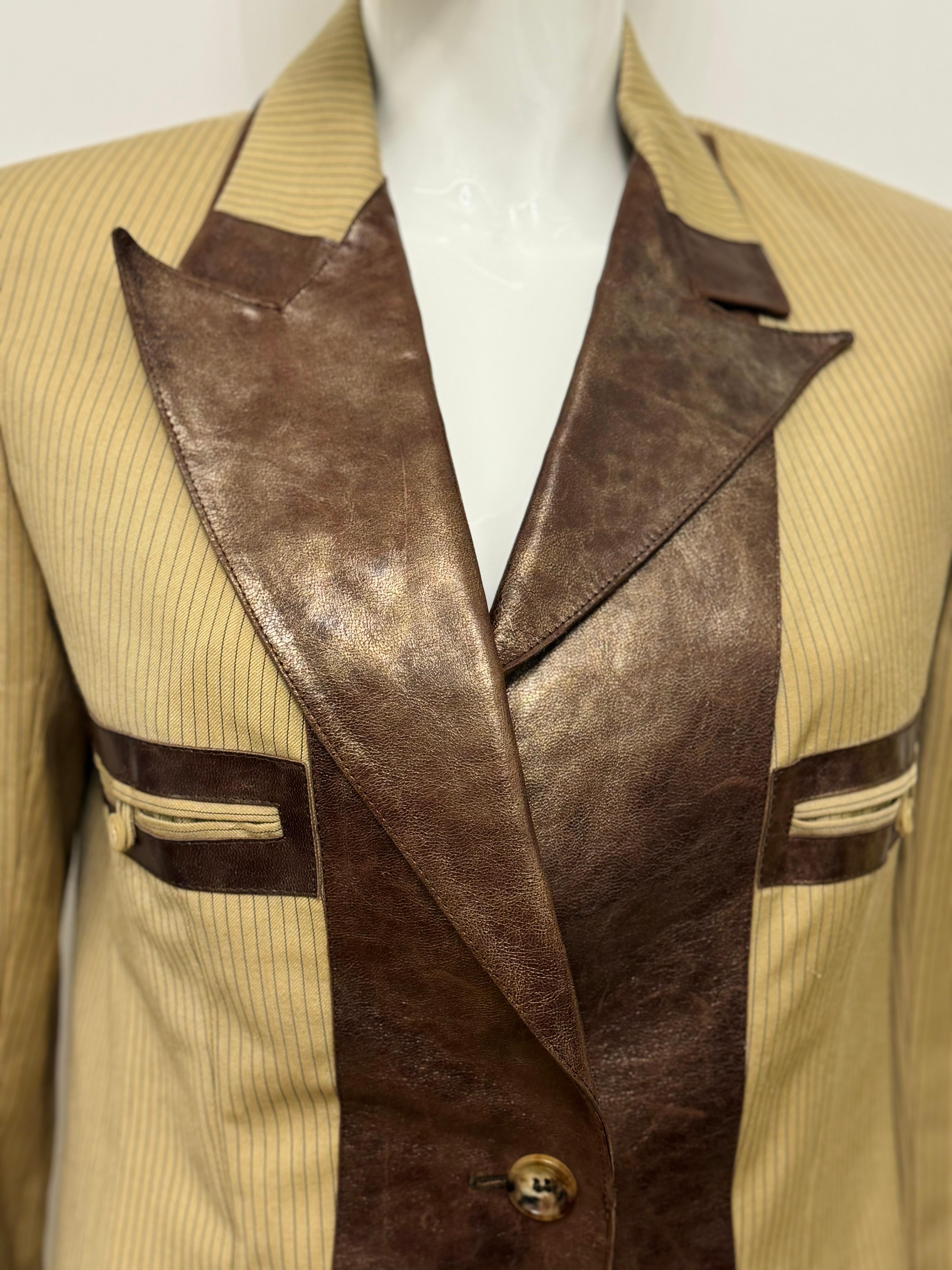 Rare Christian Dior by John Galliano runway F/W 2001 jacket en vente 5