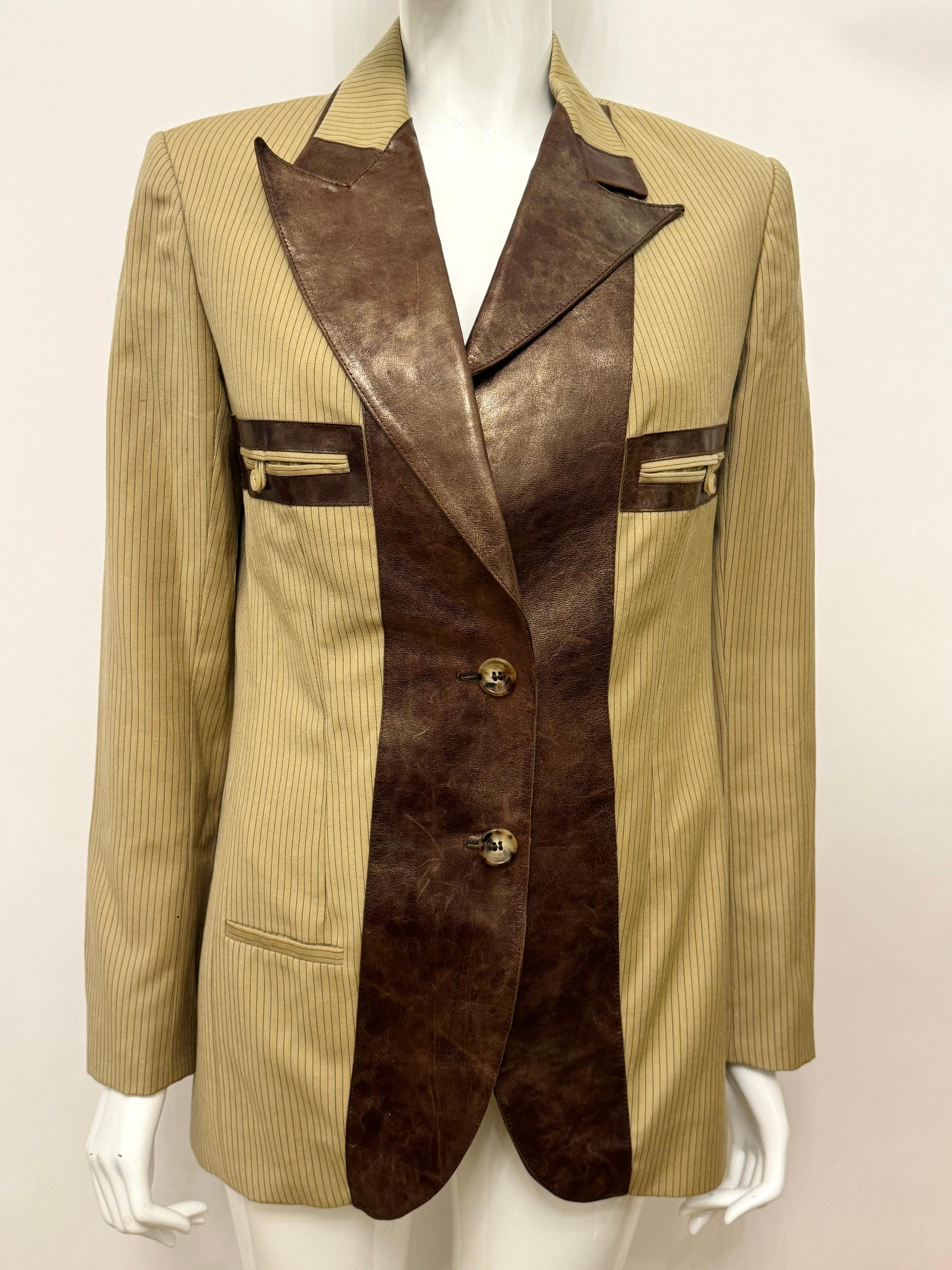 Rare Christian Dior by John Galliano runway F/W 2001 jacket en vente 9