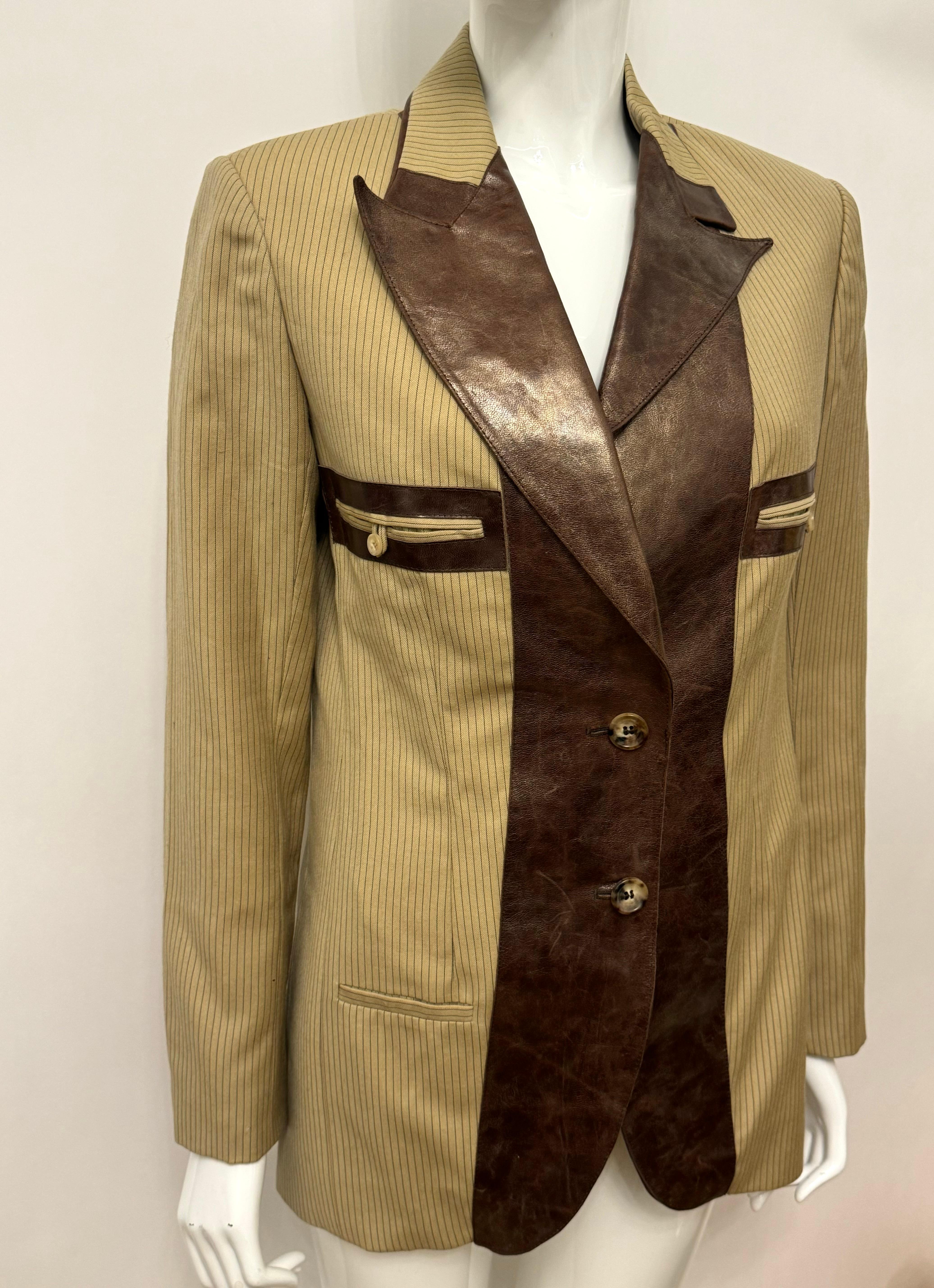 Rare Christian Dior by John Galliano runway F/W 2001 jacket en vente 2