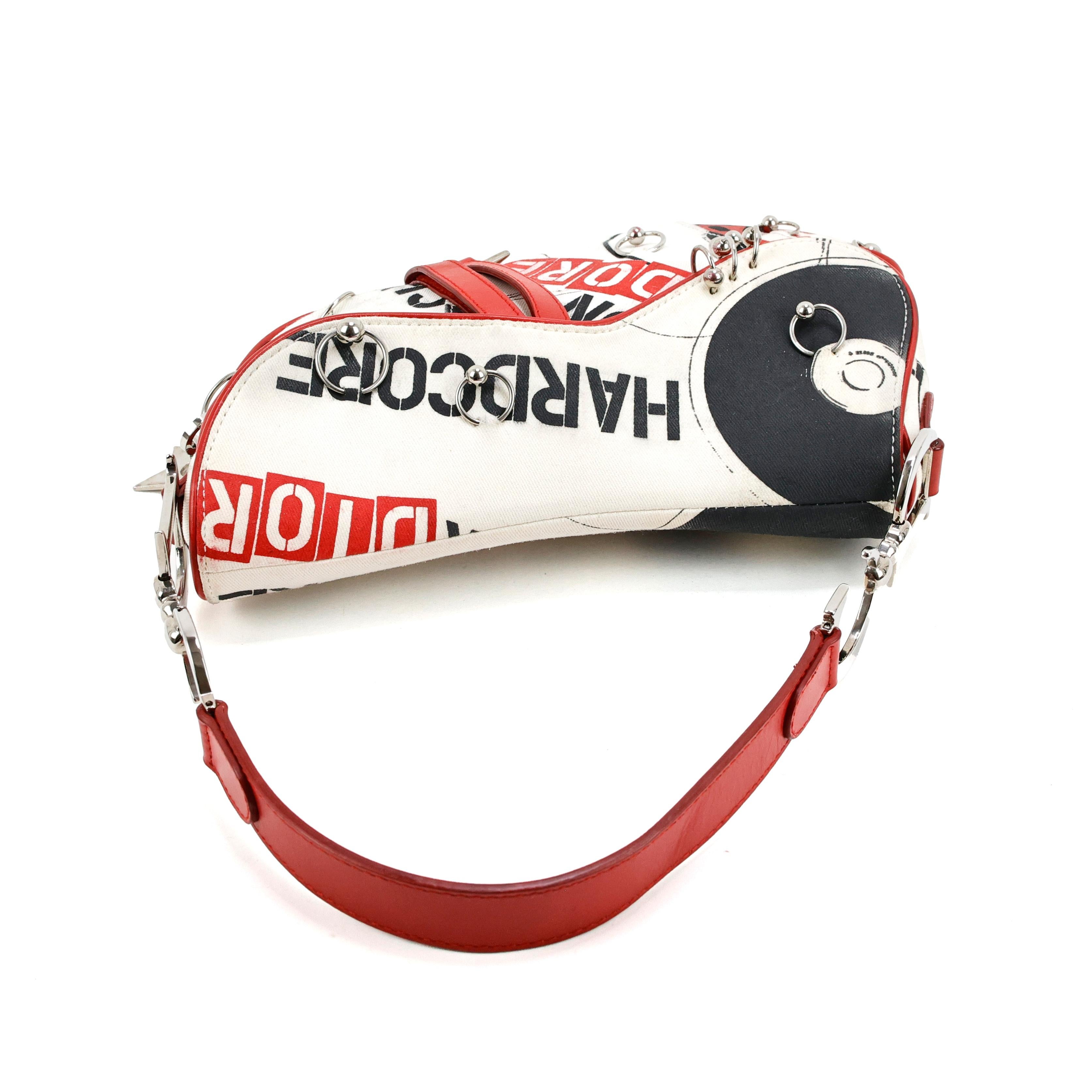 Raro bolso de montar Christian Dior by John Galliano S/S 2004 Hardcore 4