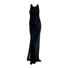 RARE Christian Dior by Raf Simons 2013 Colum Evening Gown Maxi Dress with Train