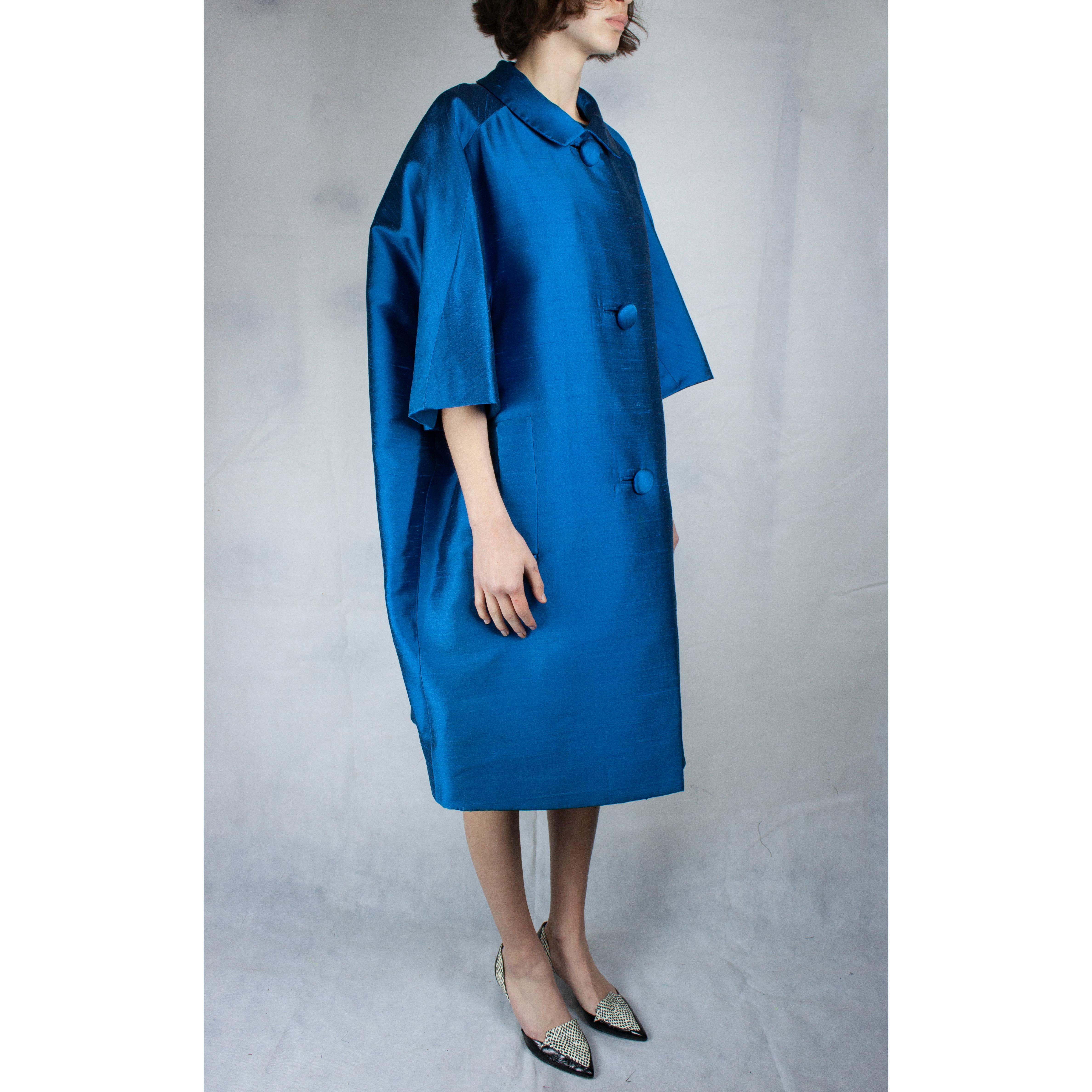 Rare Christian Dior cocoon coat and dress ensemble. circa 1958 at ...