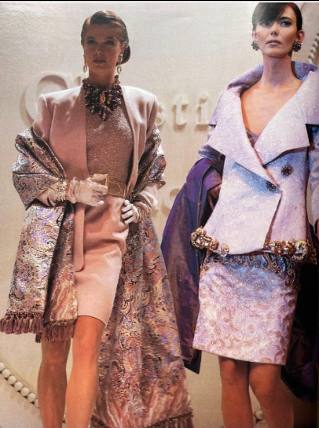 Rari orecchini a clip in serpente e pavé di cristalli di Christian Dior Couture, anni '90, Runway Mod in vendita 2