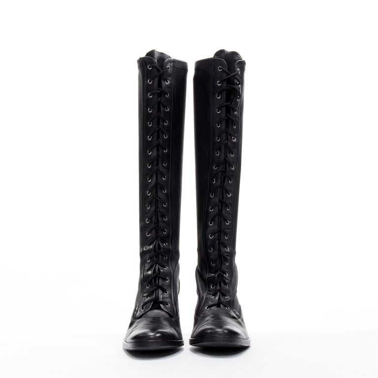 Vintage Christian Dior Galliano Suede Slouch Boots, size 36.5