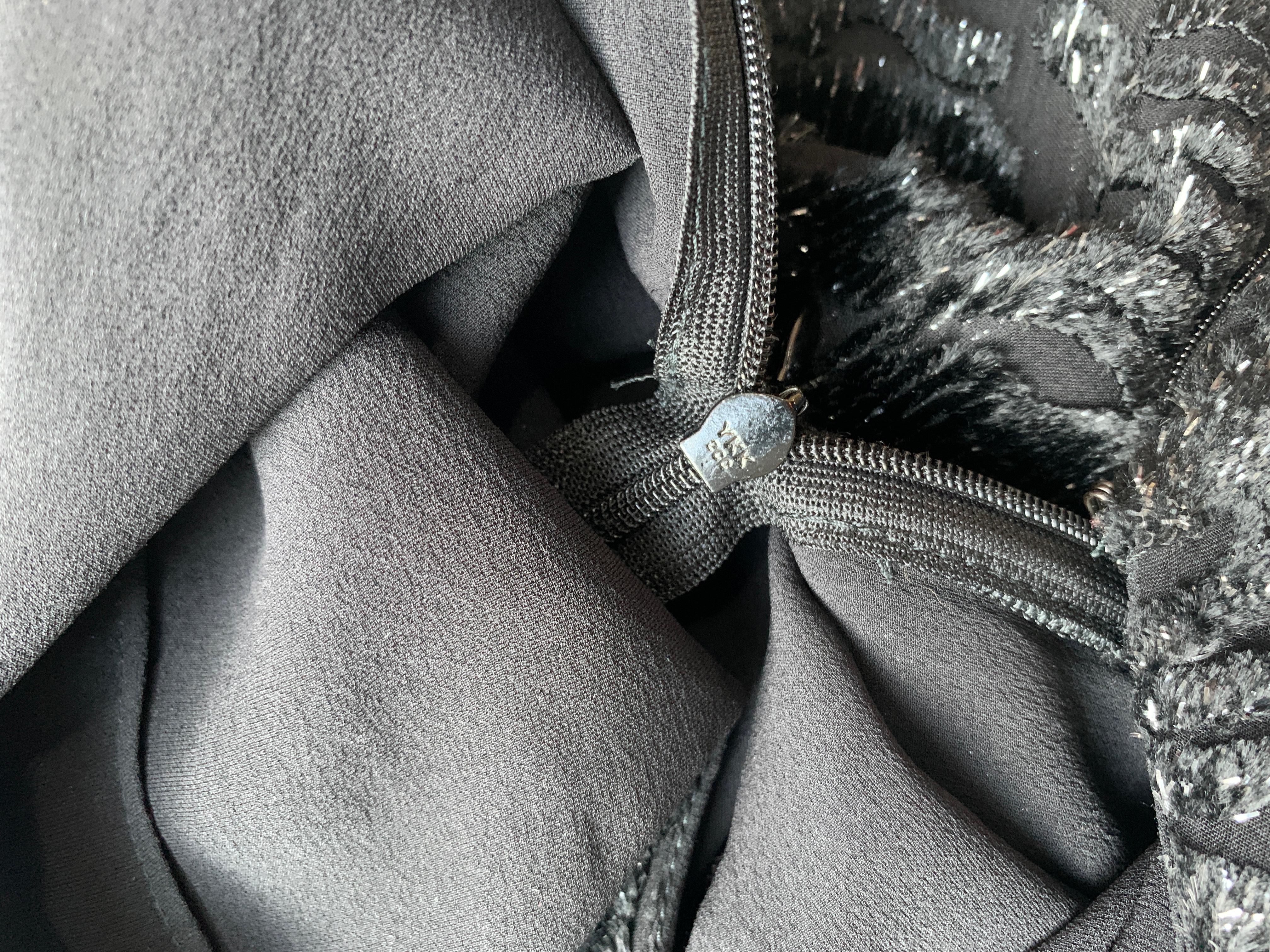 ¡Raro! Christian Dior & John Galliano 2002 vestido de noche rosa negro en venta 14