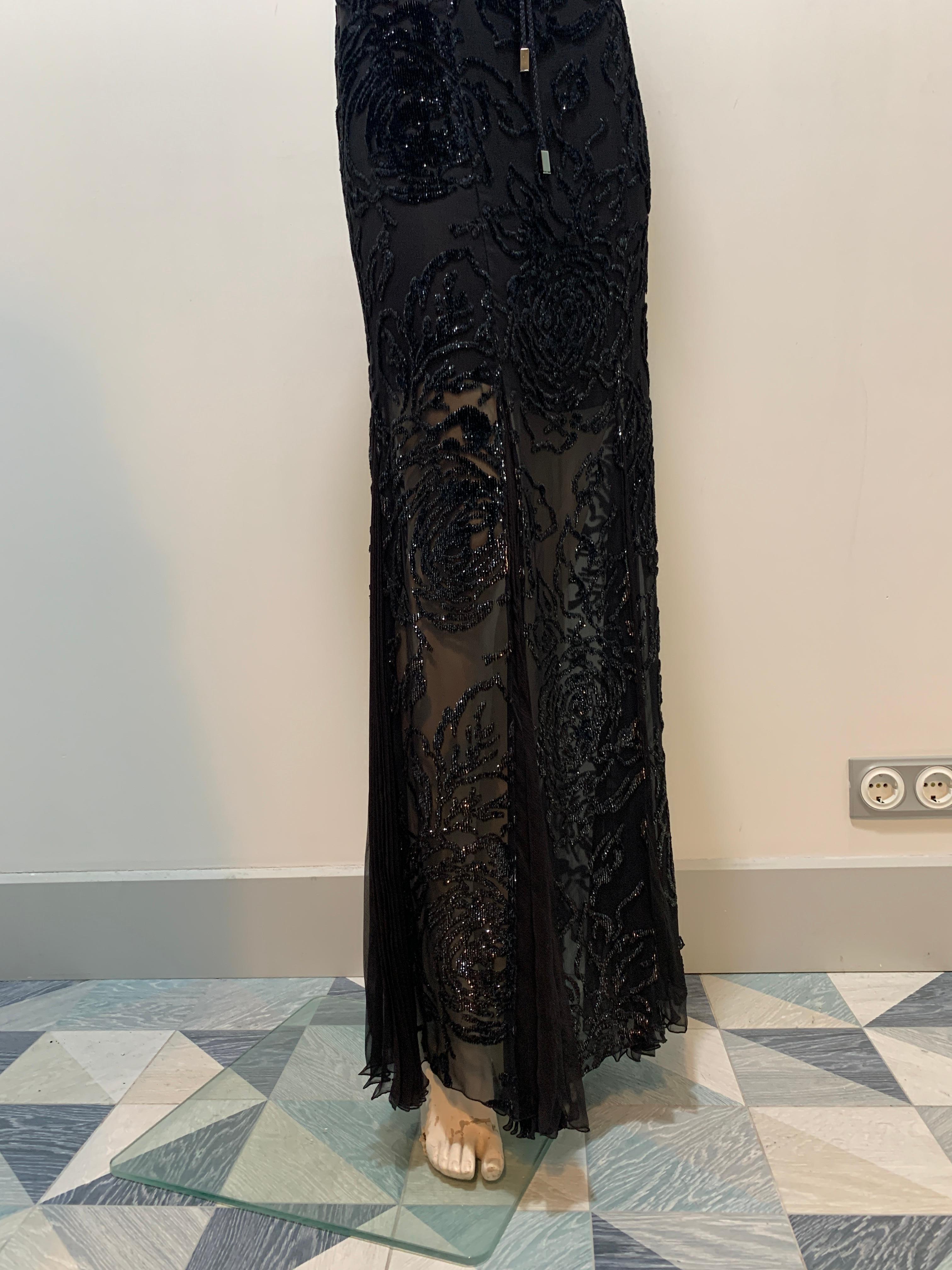 ¡Raro! Christian Dior & John Galliano 2002 vestido de noche rosa negro en venta 3